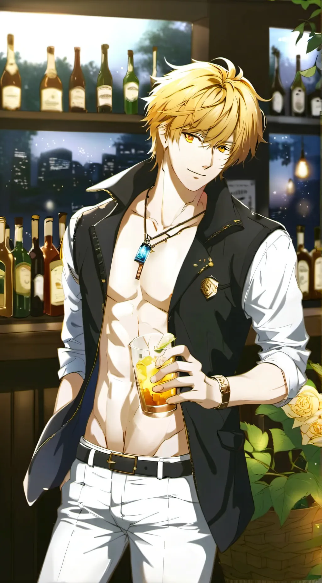 ai character: kaii background