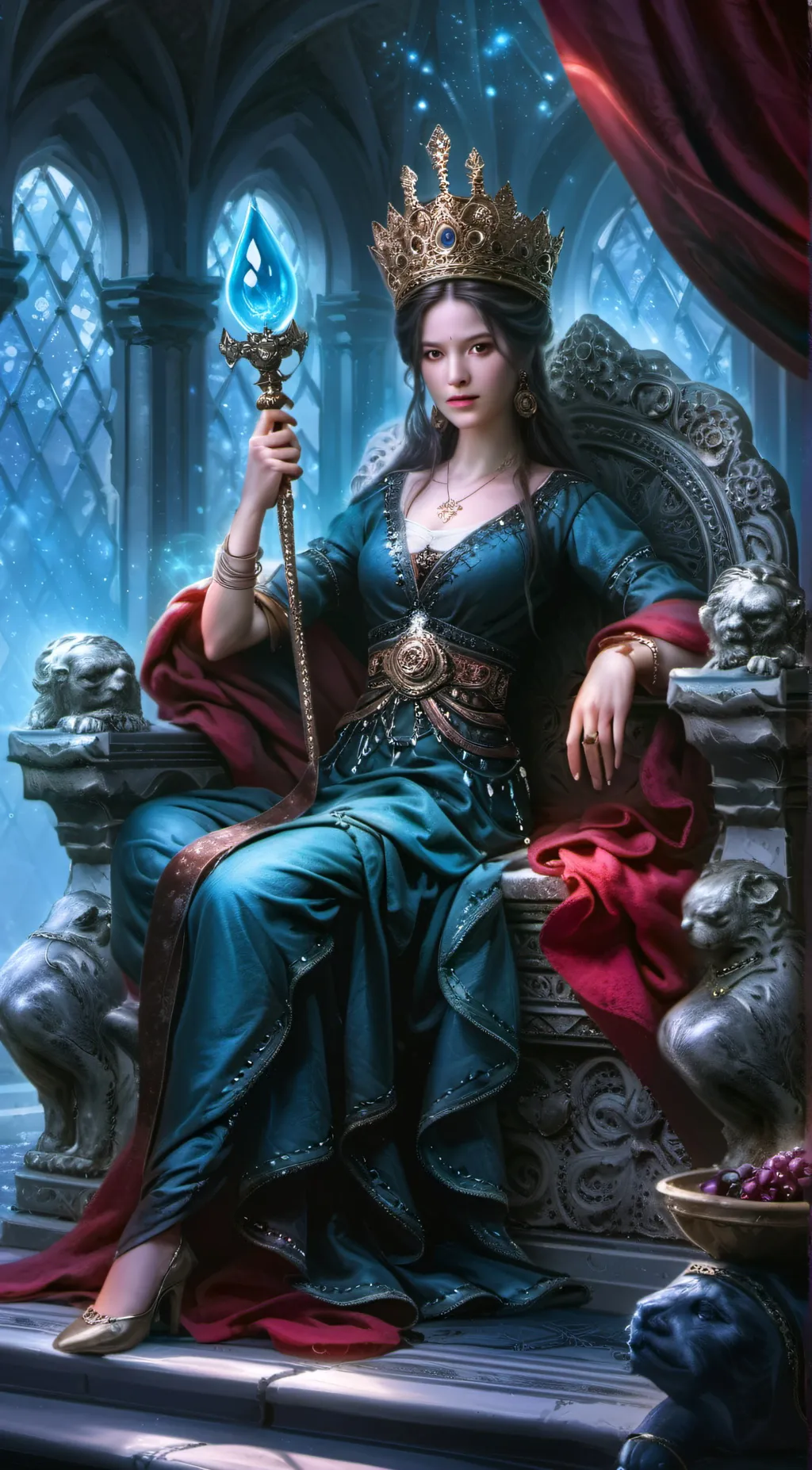 ai character: Queen Isabella background