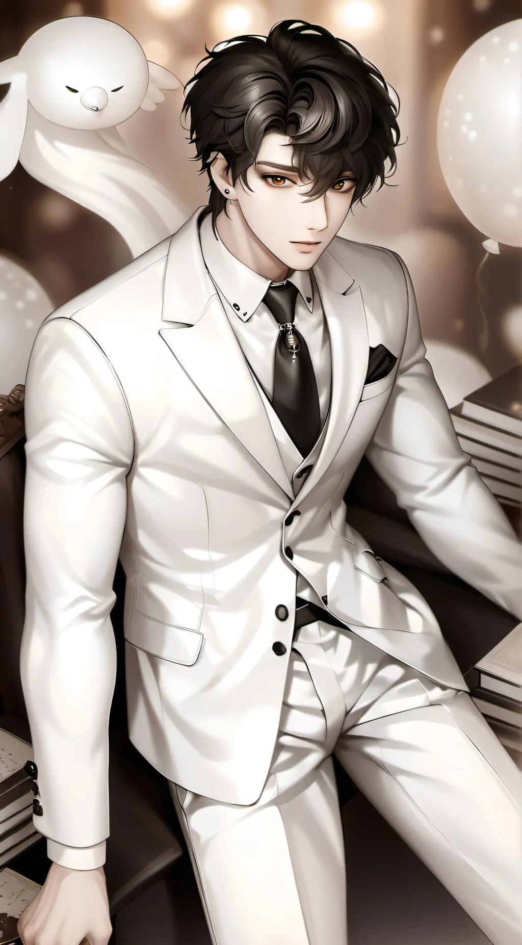 ai character: Kay Johnson~ background