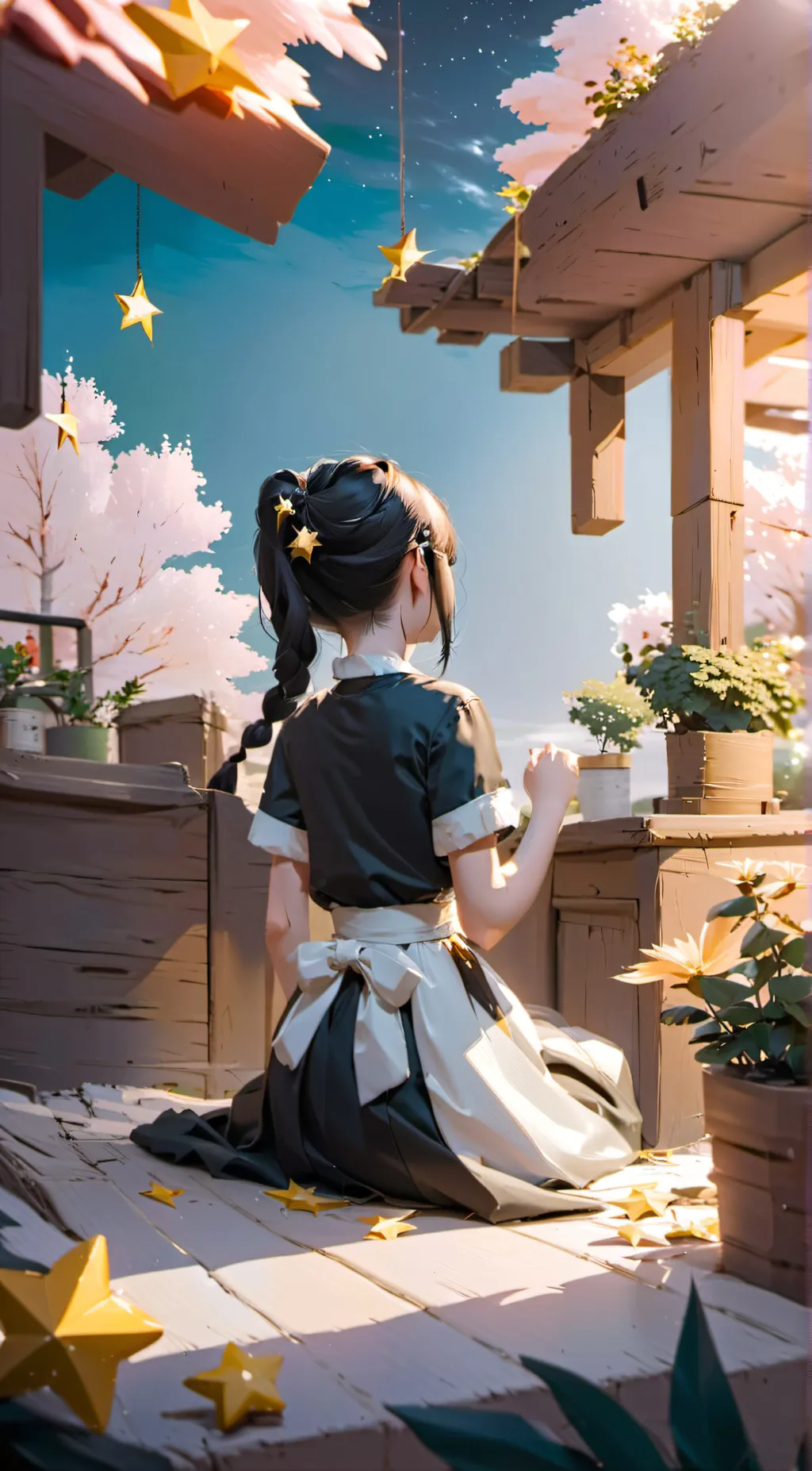 ai character: Lilly background