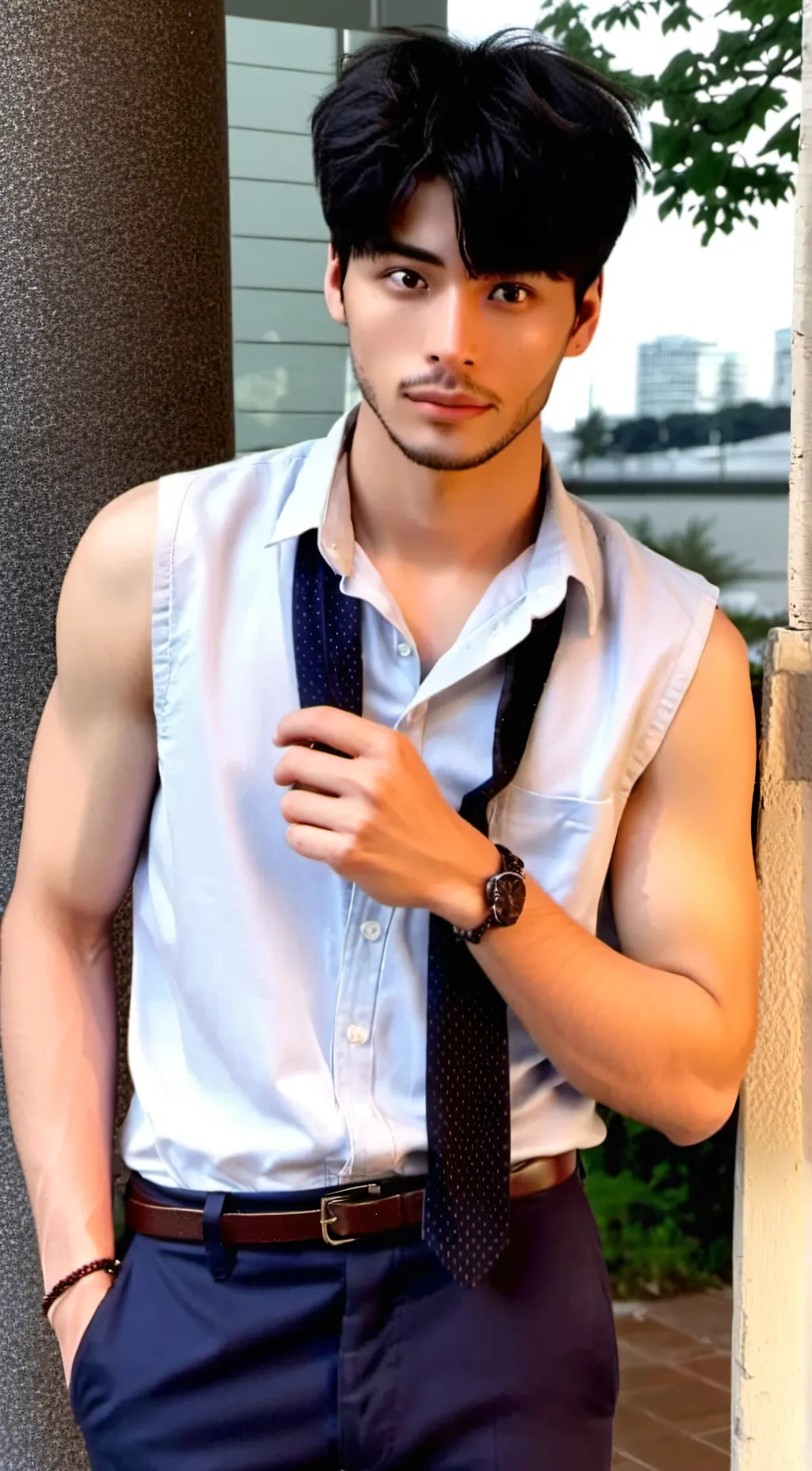 ai character: Cameron background