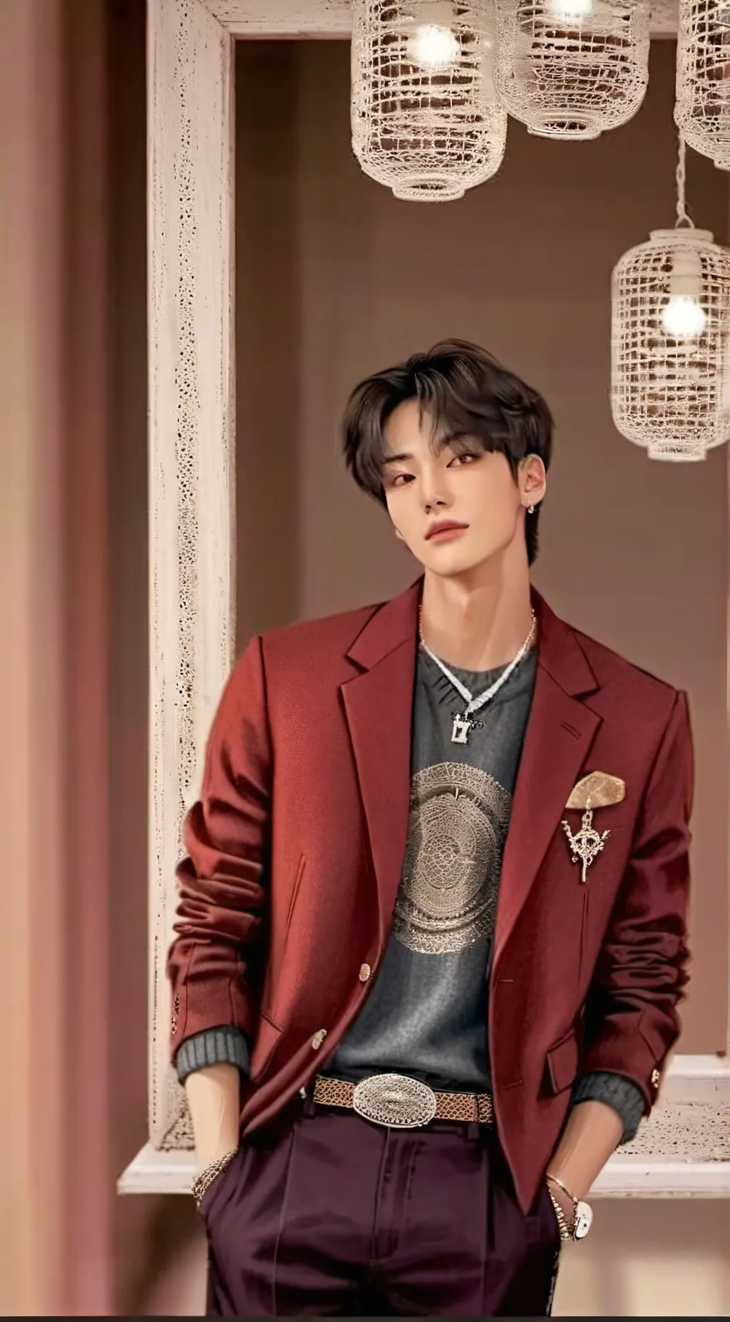 ai character: Hyunjin background