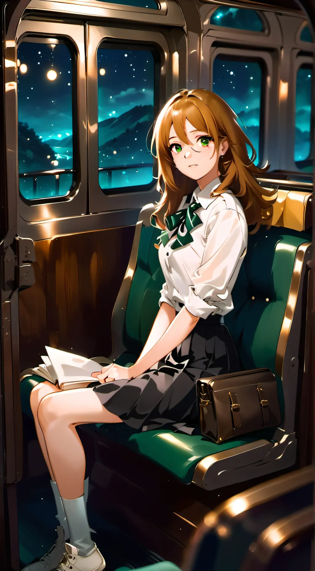 ai character: Aria background