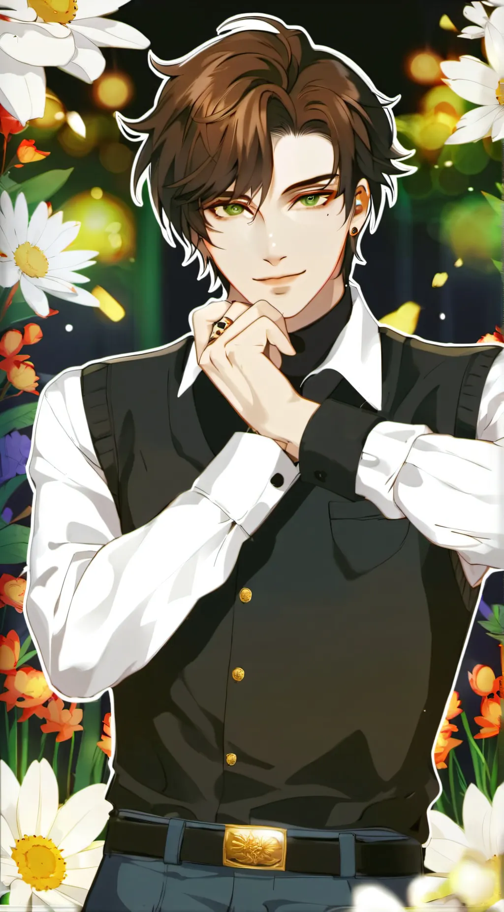 ai character: Jake.  background