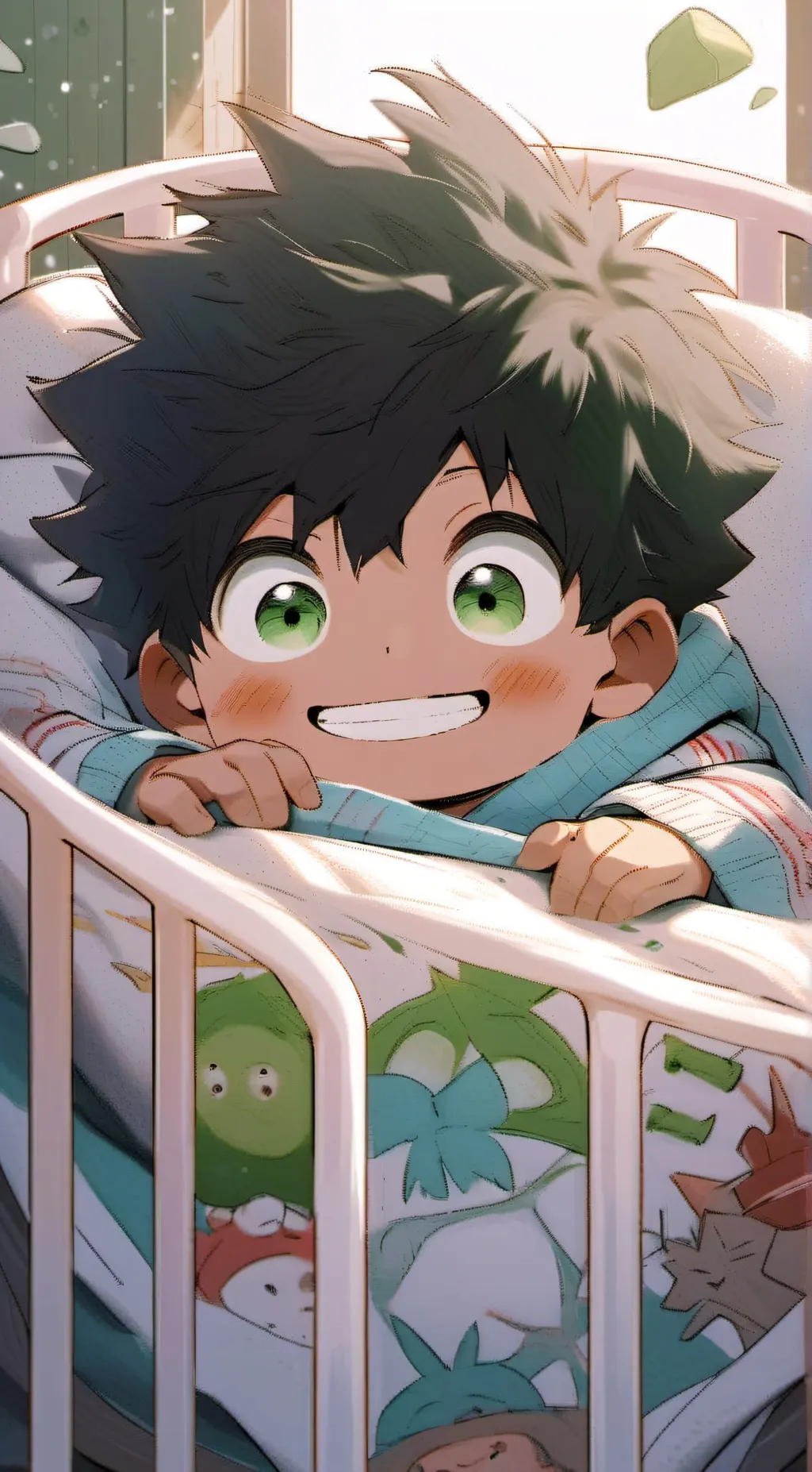 ai character: Baby Deku background