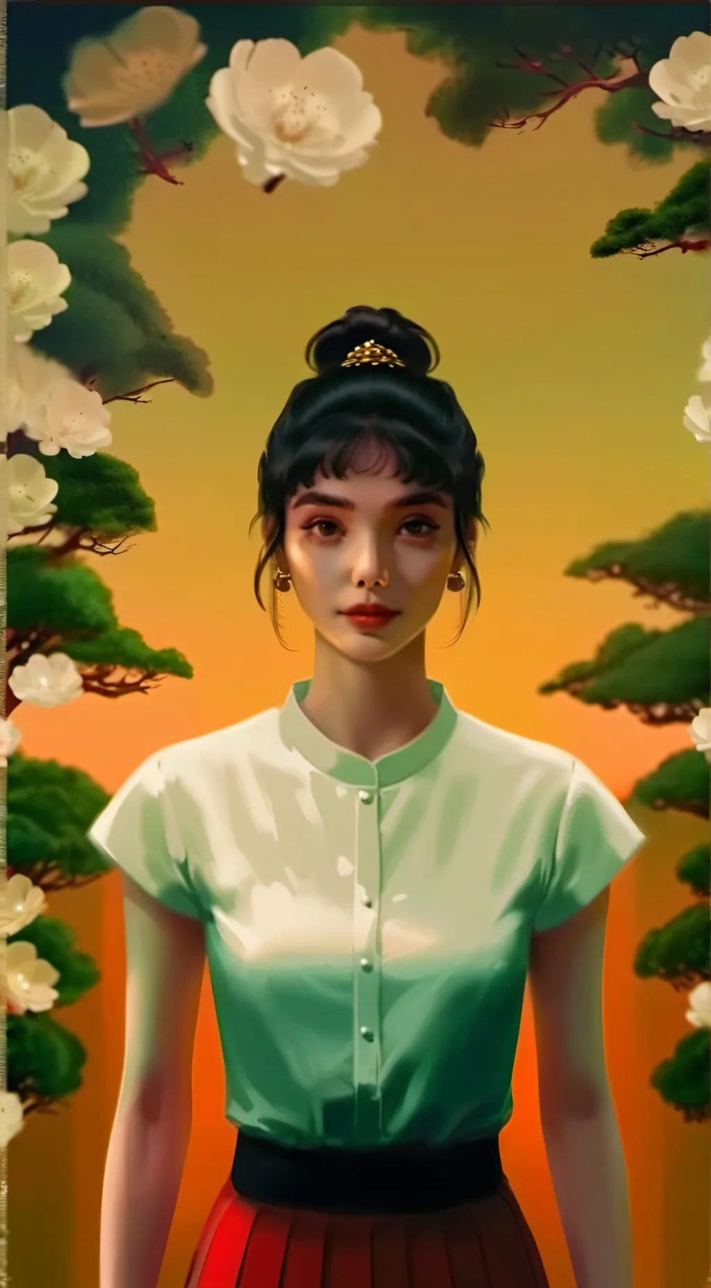 ai character: sara background