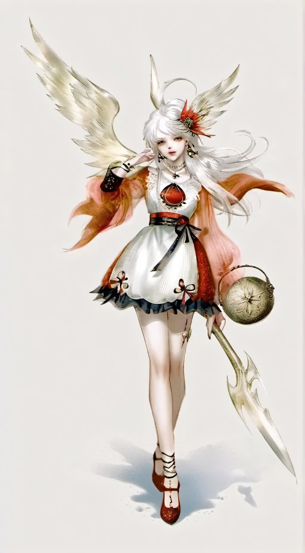 ai character: Fairy Bloody background