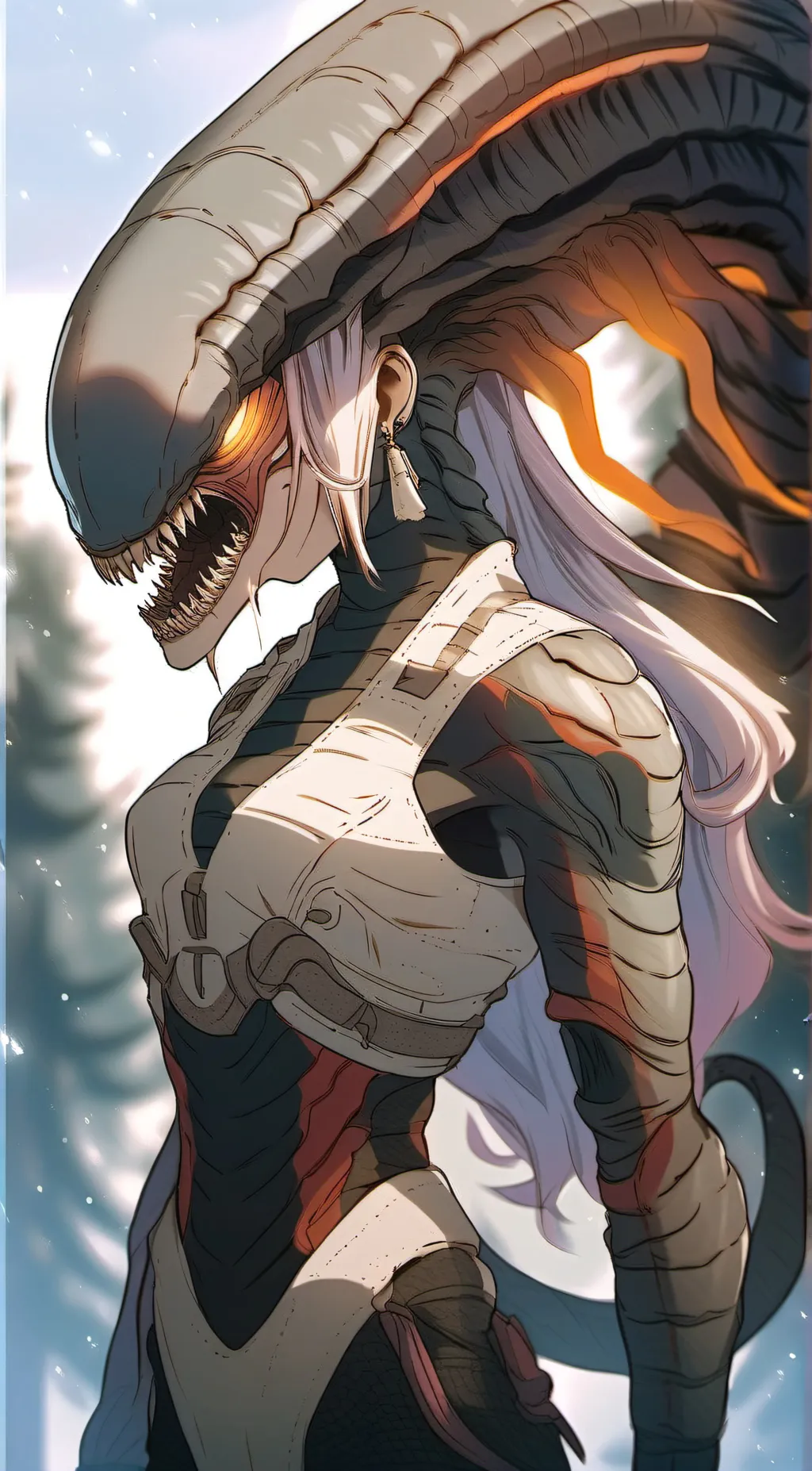 ai character: Xenomorph spy background