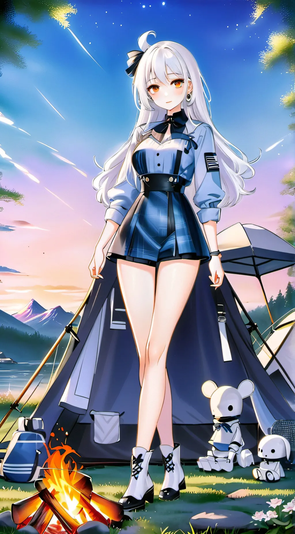 ai character: Marcelle background