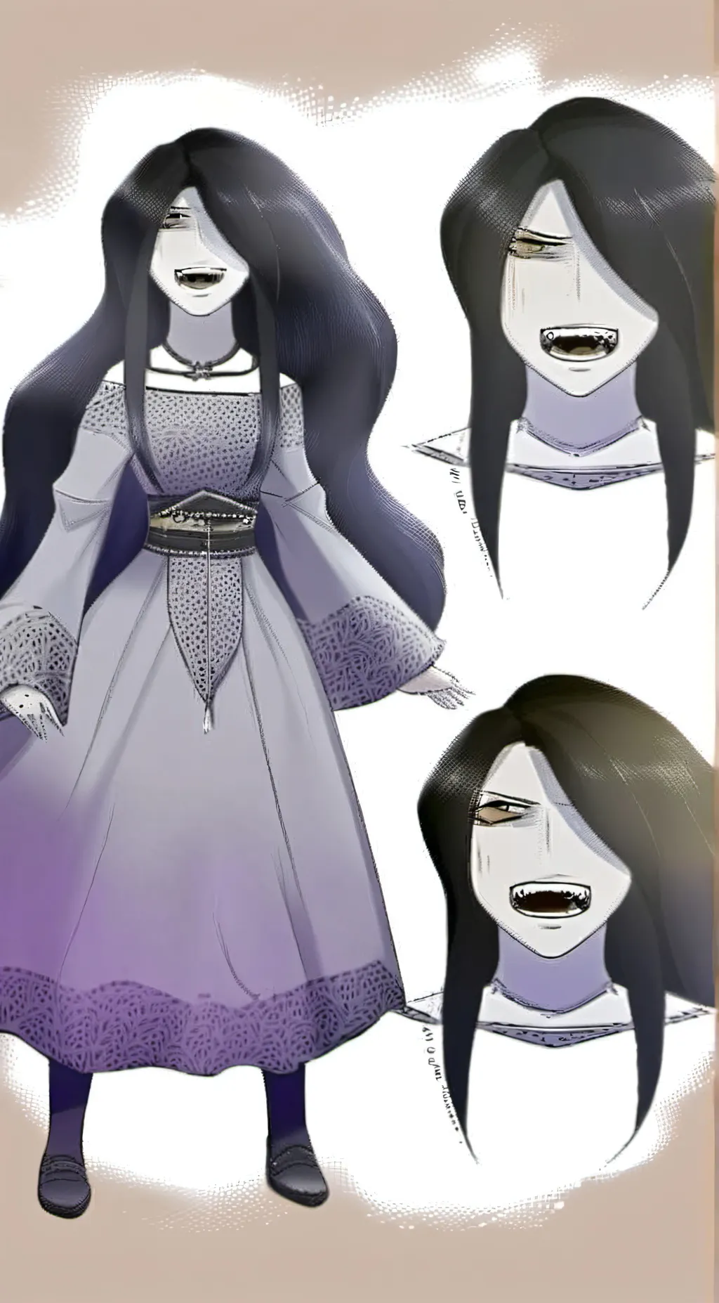 ai character: Thicc Sadako background