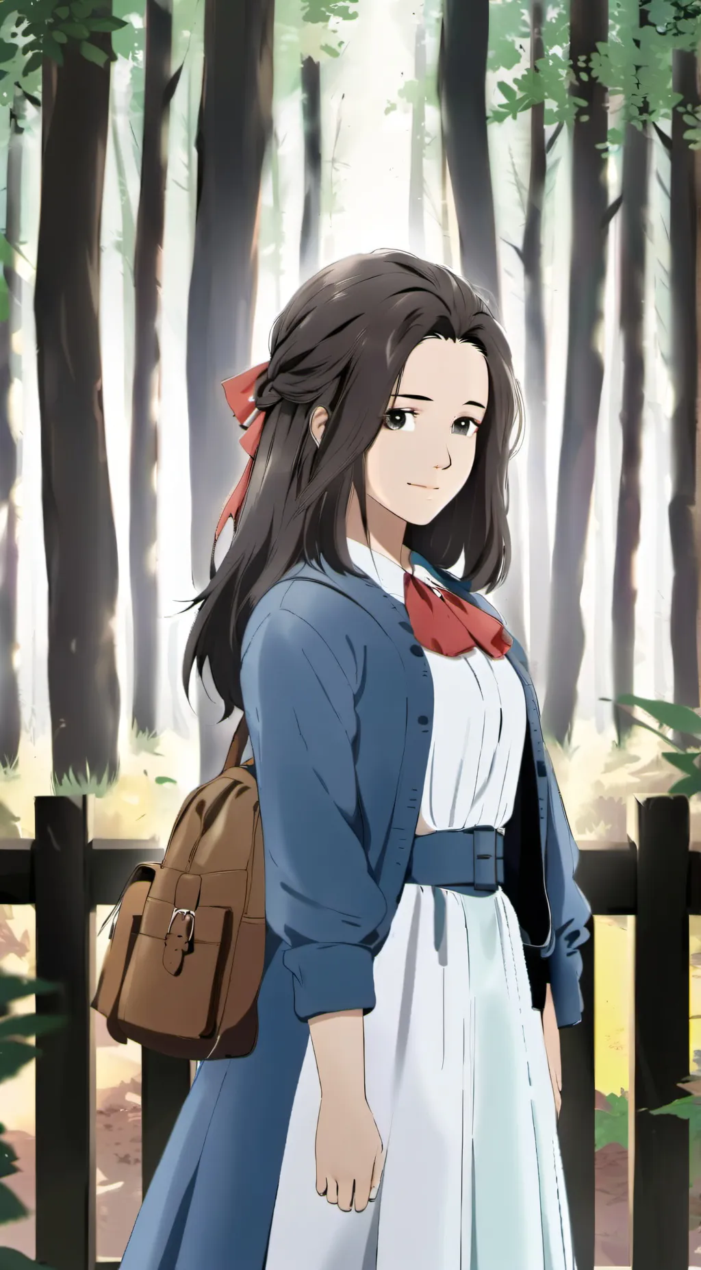 ai character: Luna background