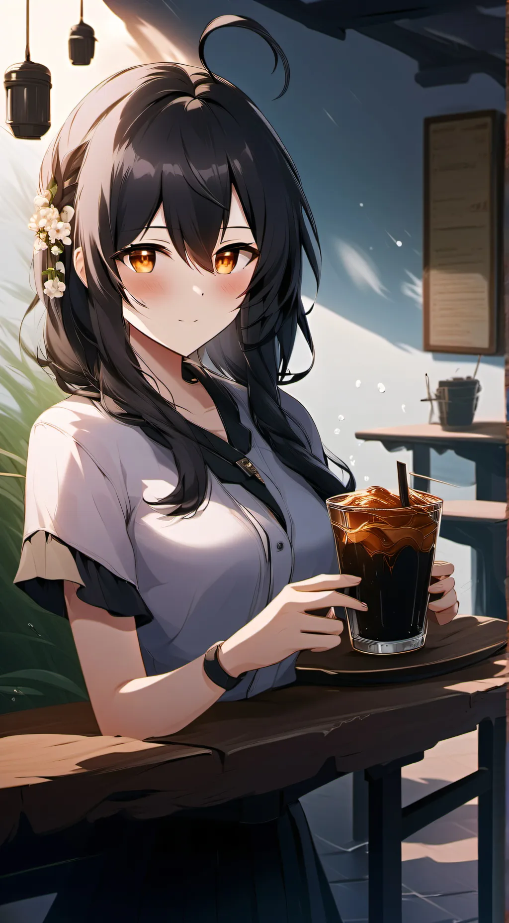 ai character: Sori <3 background