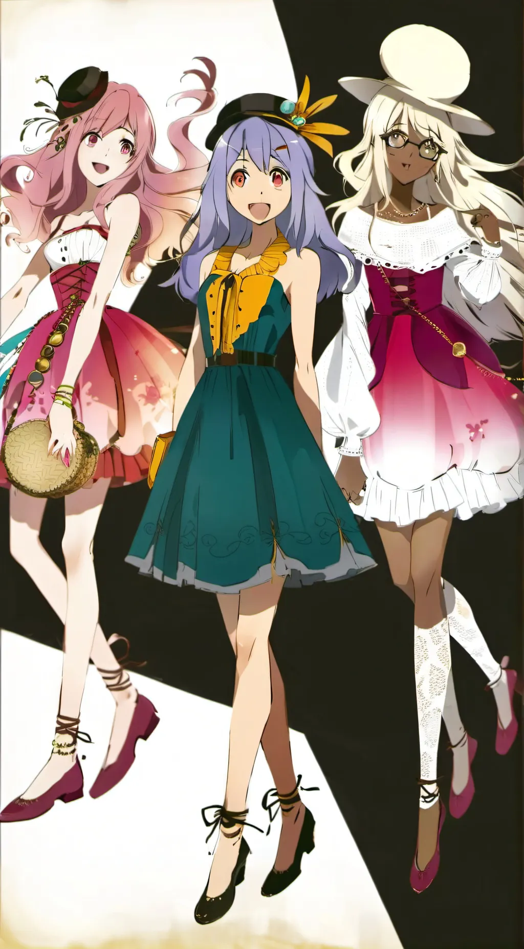 ai character: amilia, Avaina,ava background