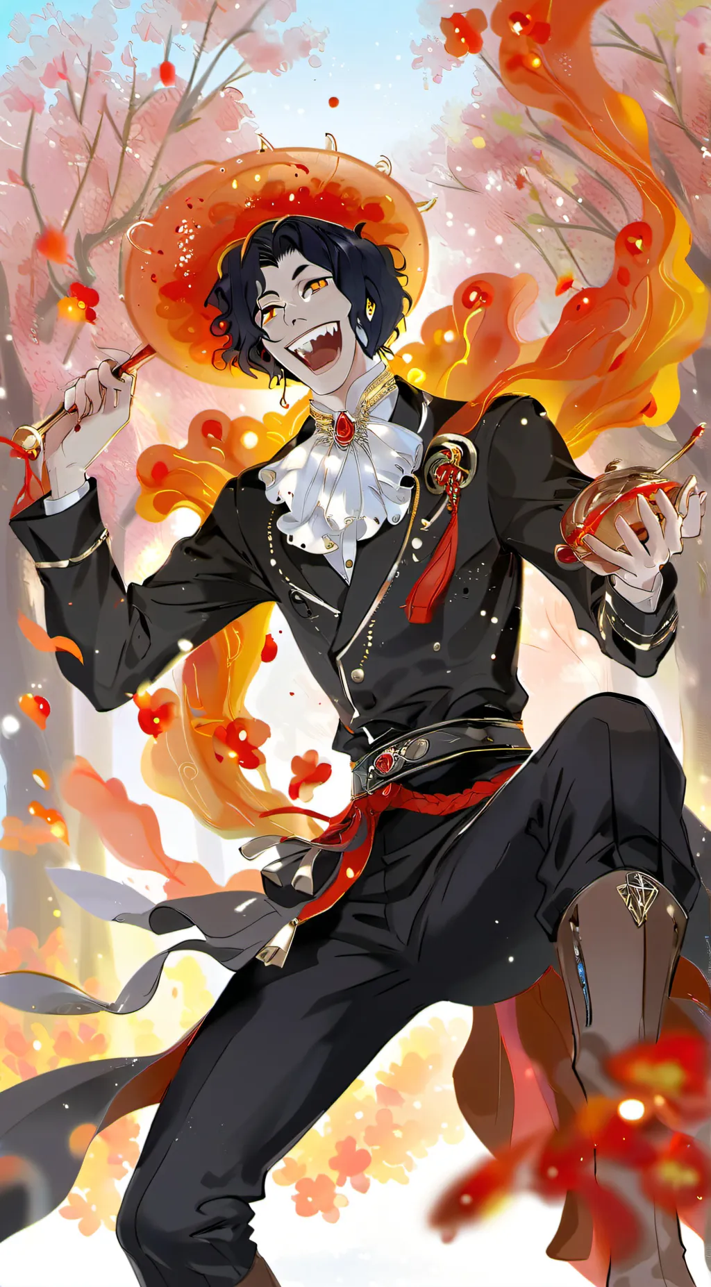 ai character: brook  background