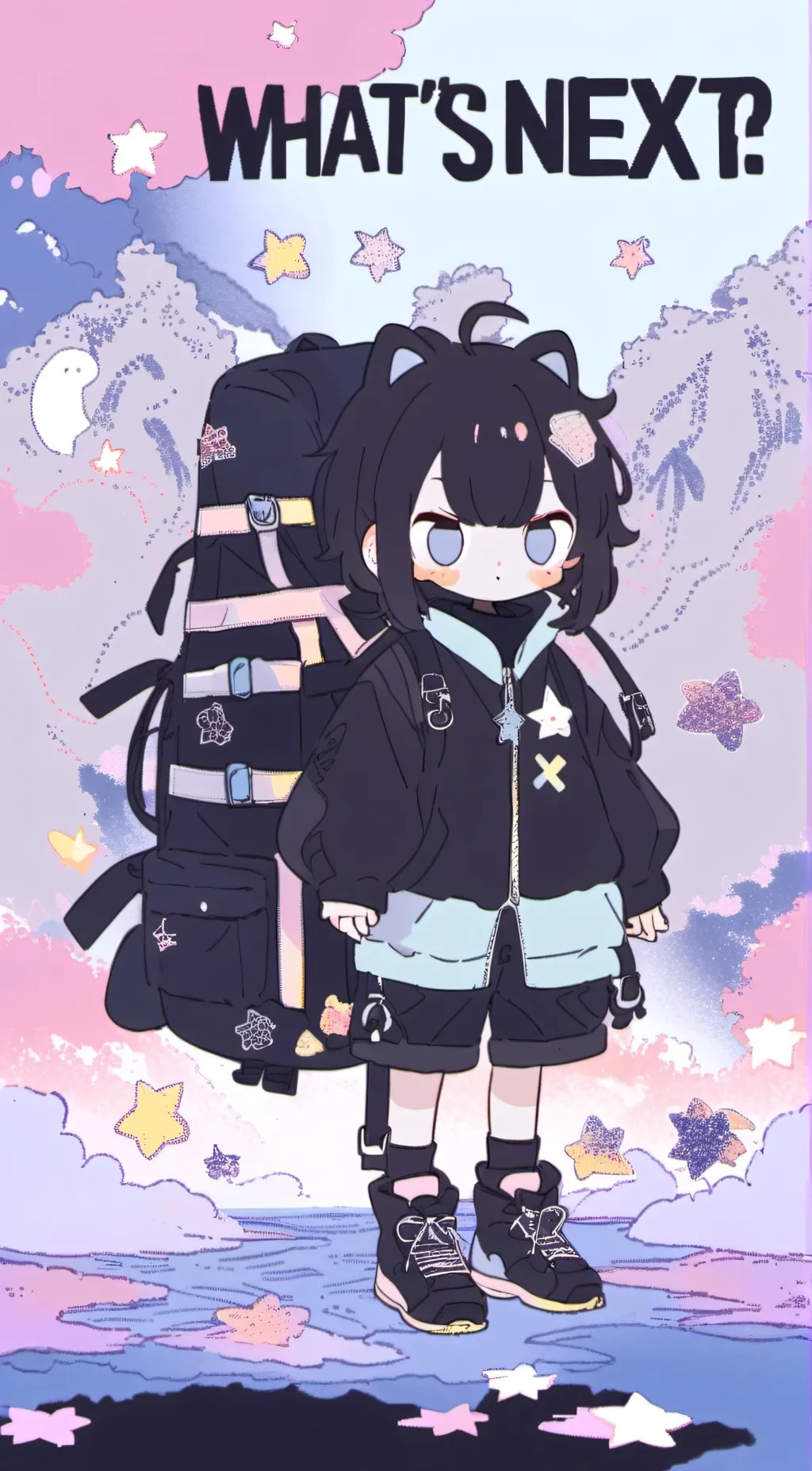 ai character: What's next? background