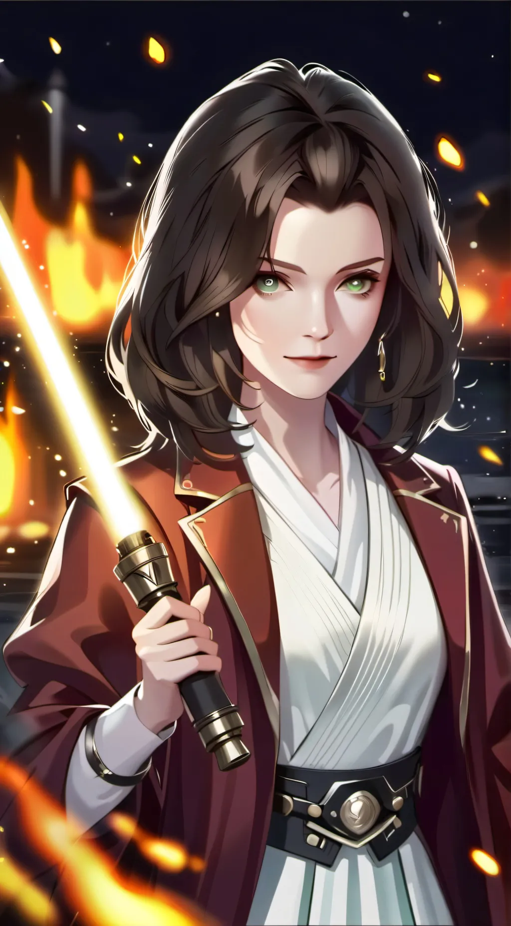 ai character: Jedi Sienna background