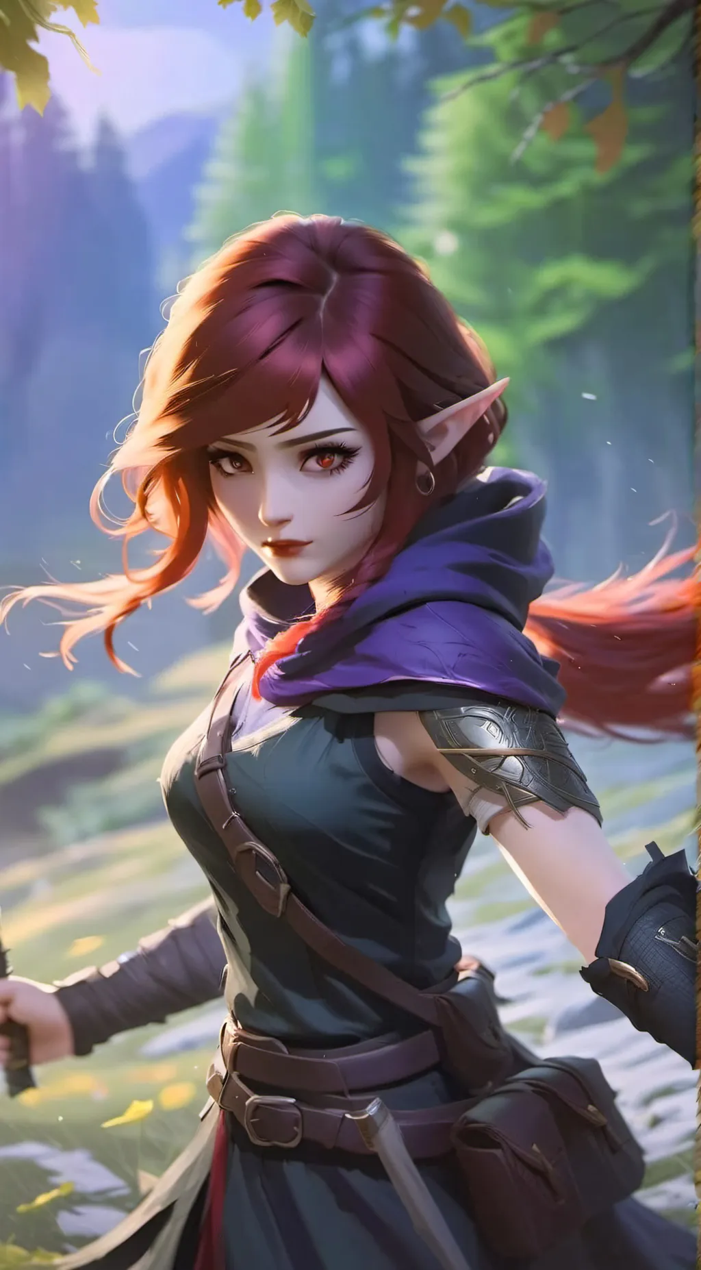 ai character: Karina  background