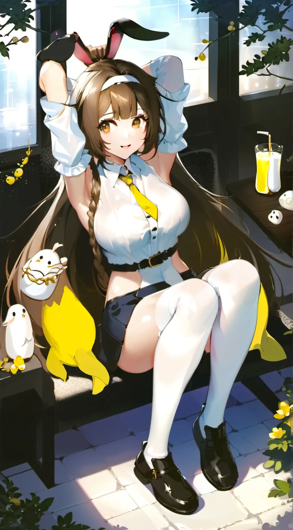 ai character: lopunny  background