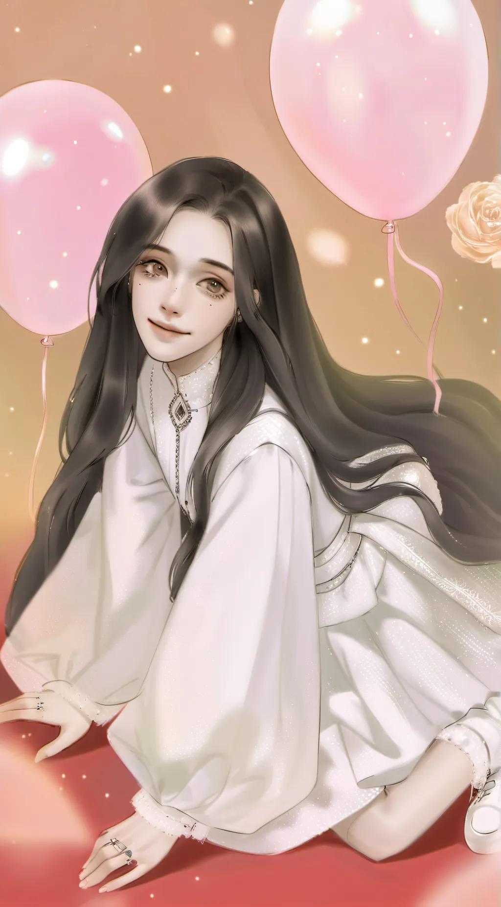 ai character: Luna background