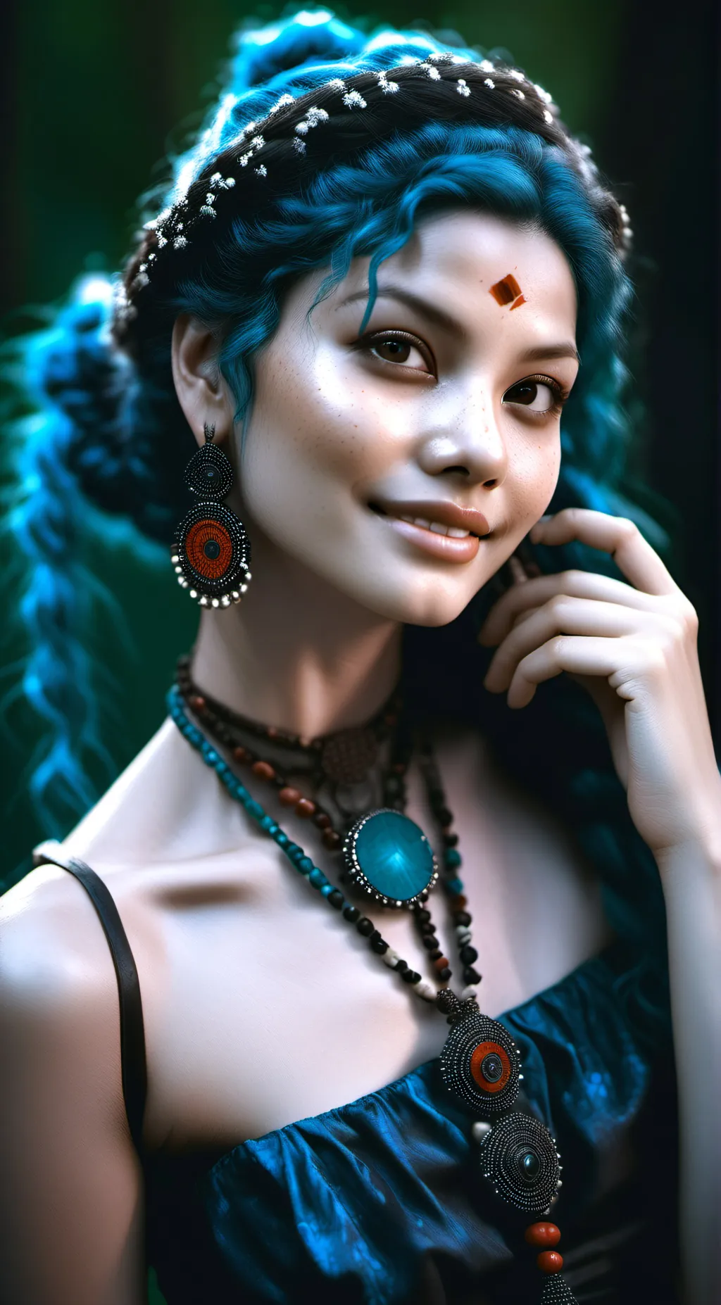 ai character: synthia background