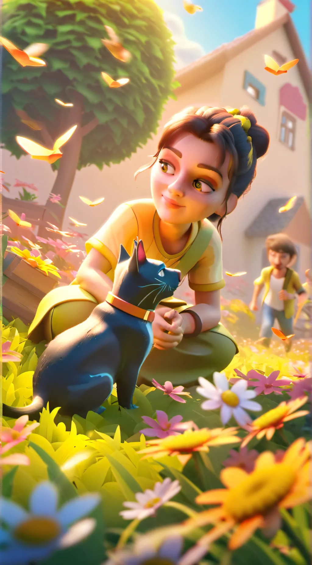 ai character: angie background