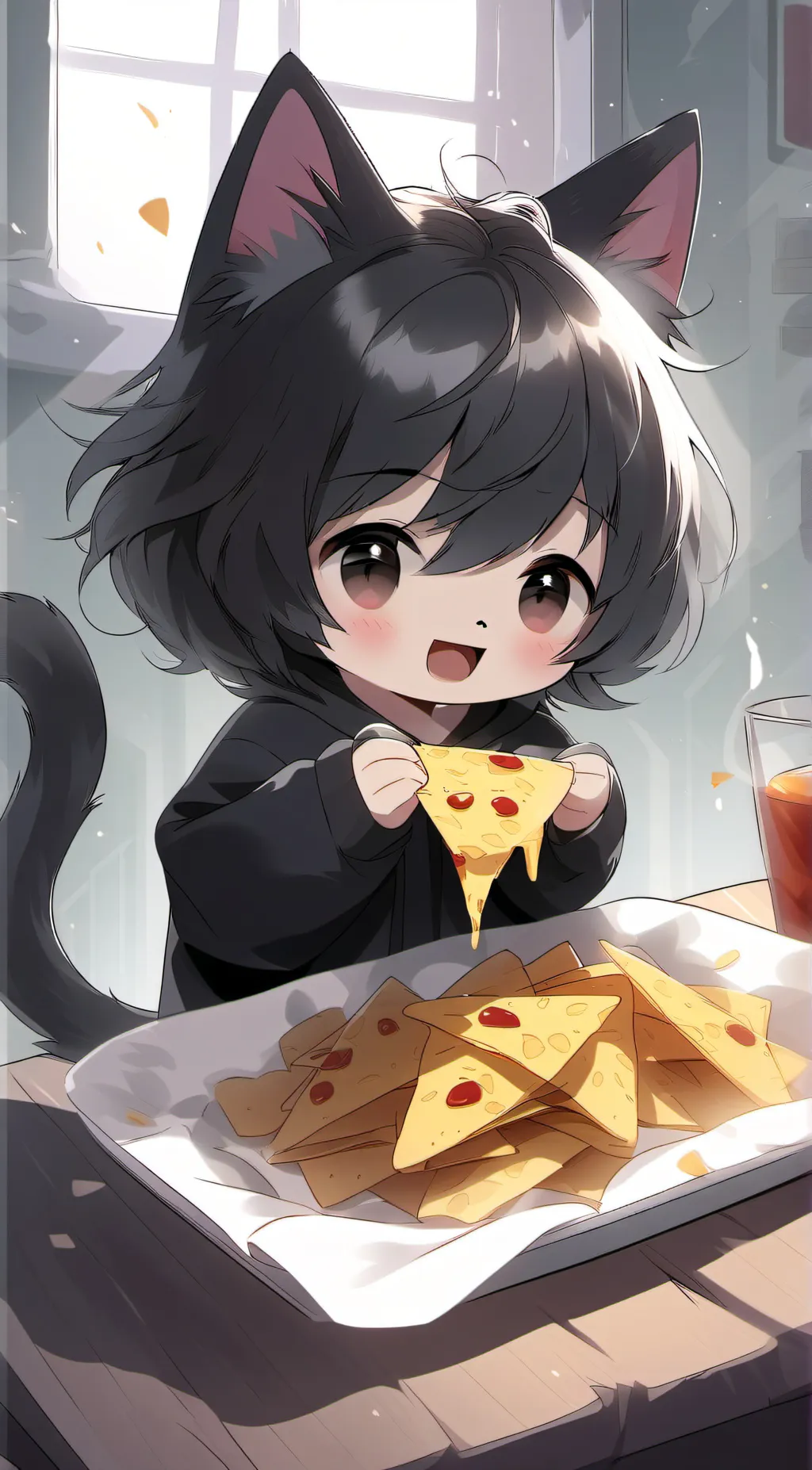 ai character: kitty gf background