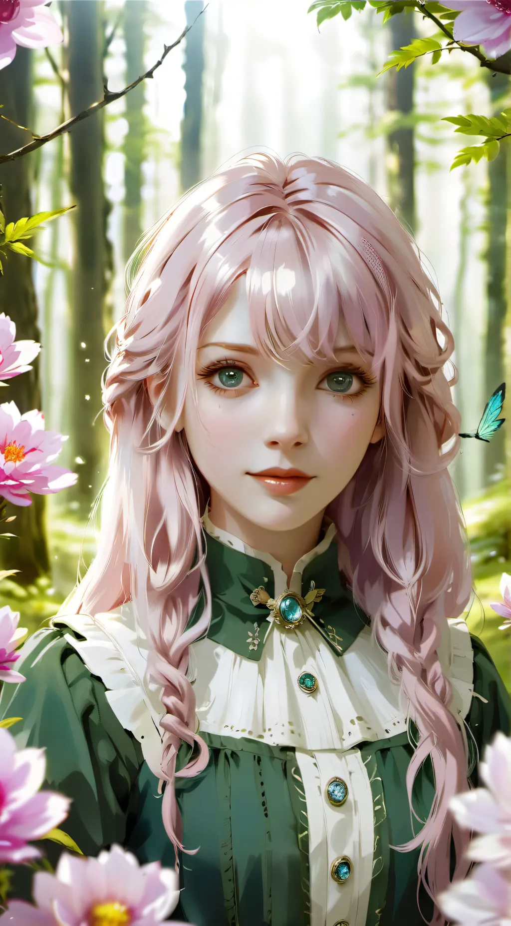 ai character: Past Melanie & now background