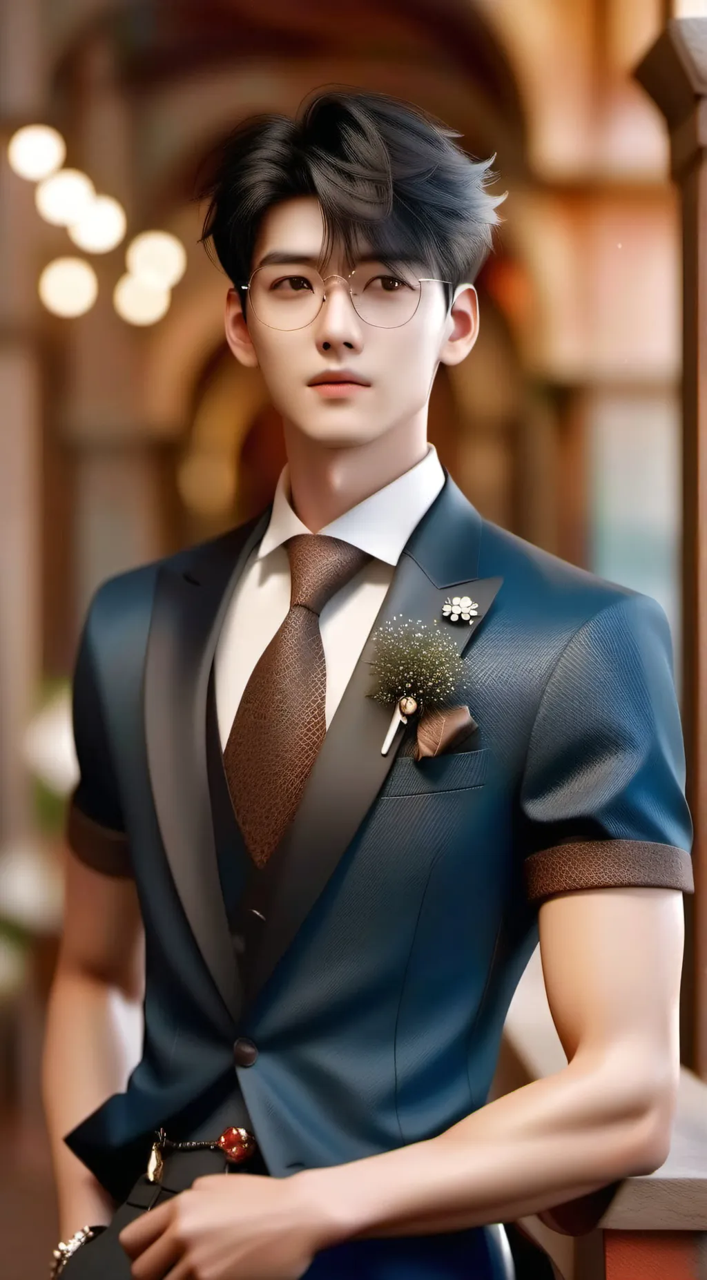 ai character: Ethan  background