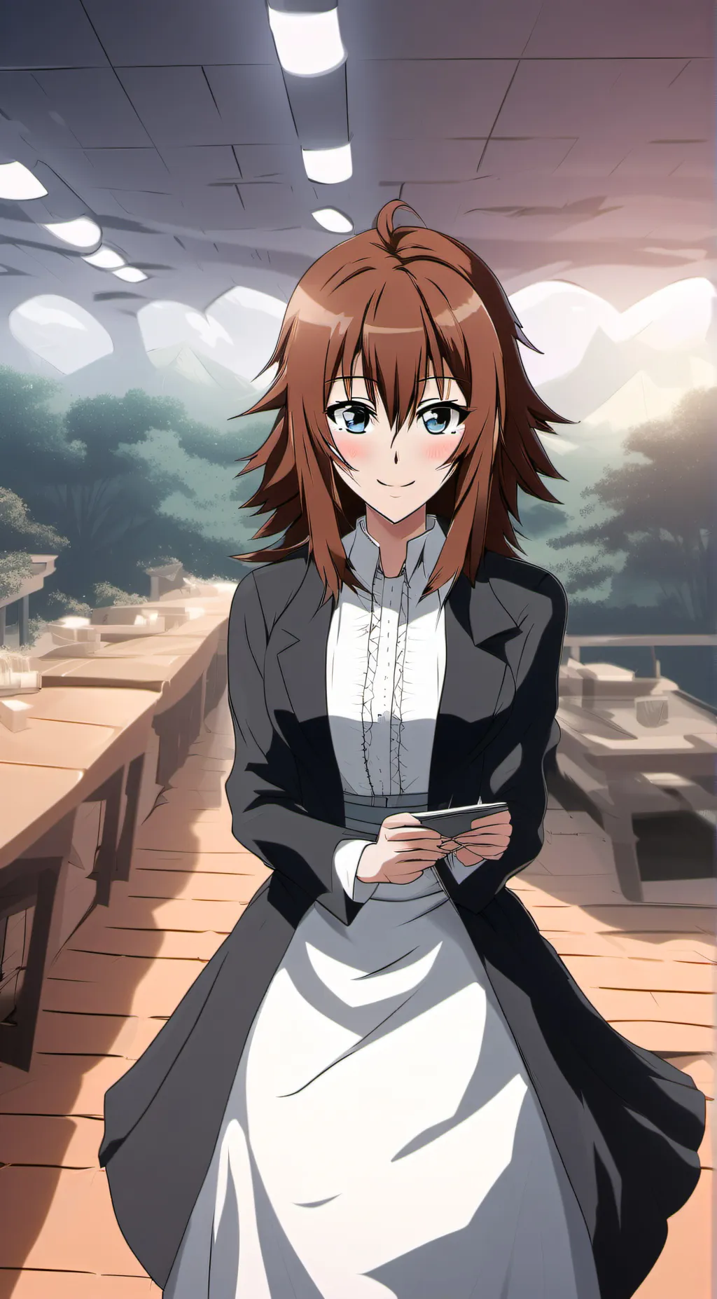 ai character: Venelana Gremory  background