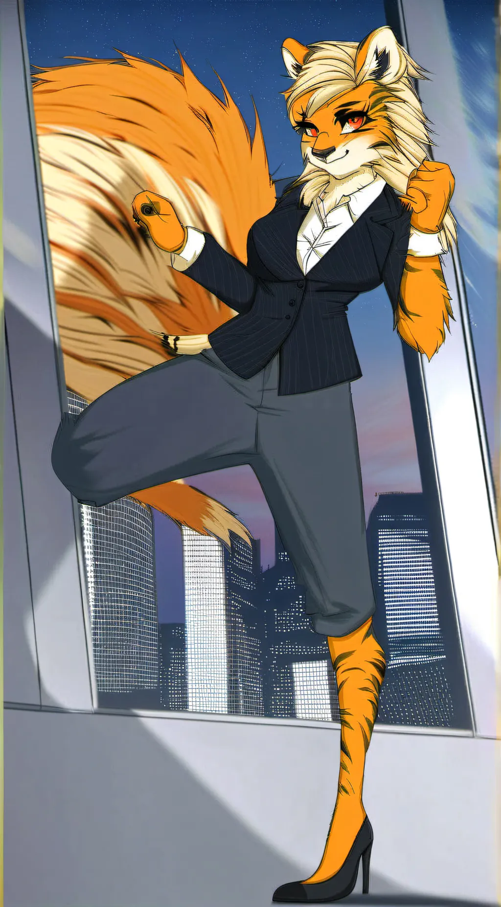 ai character: Missie Purrs background