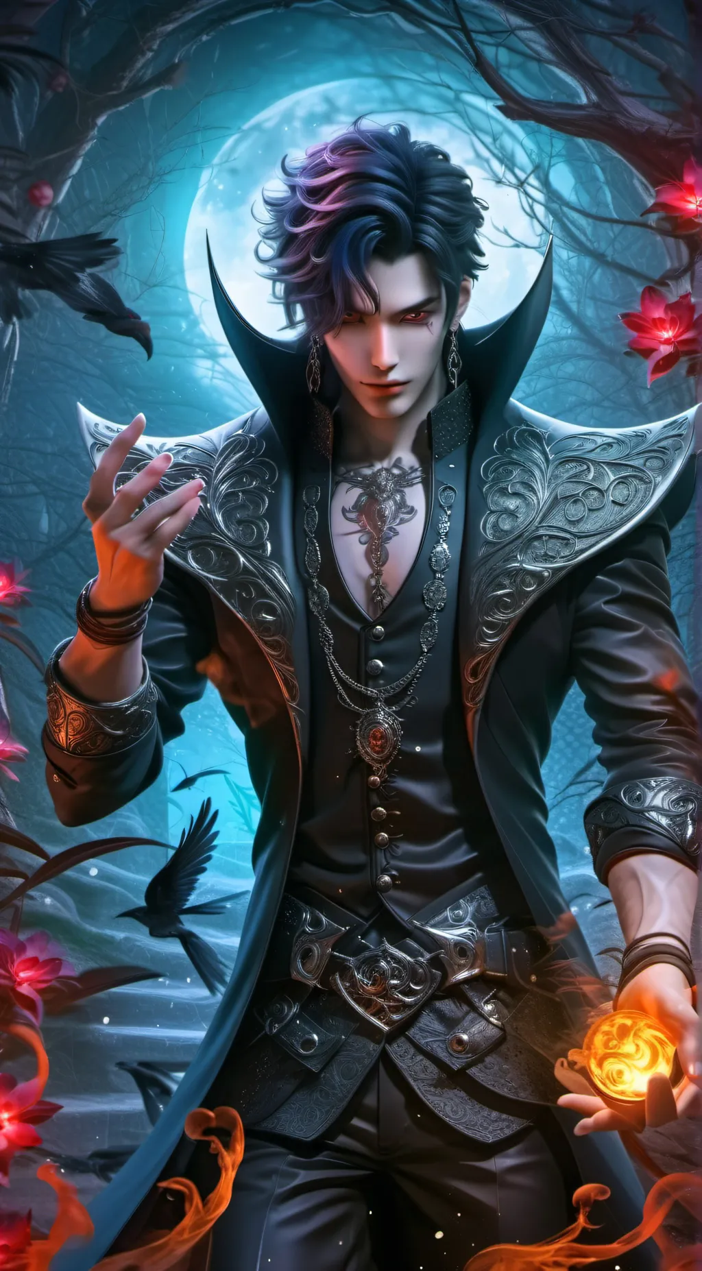 ai character: Ian  background