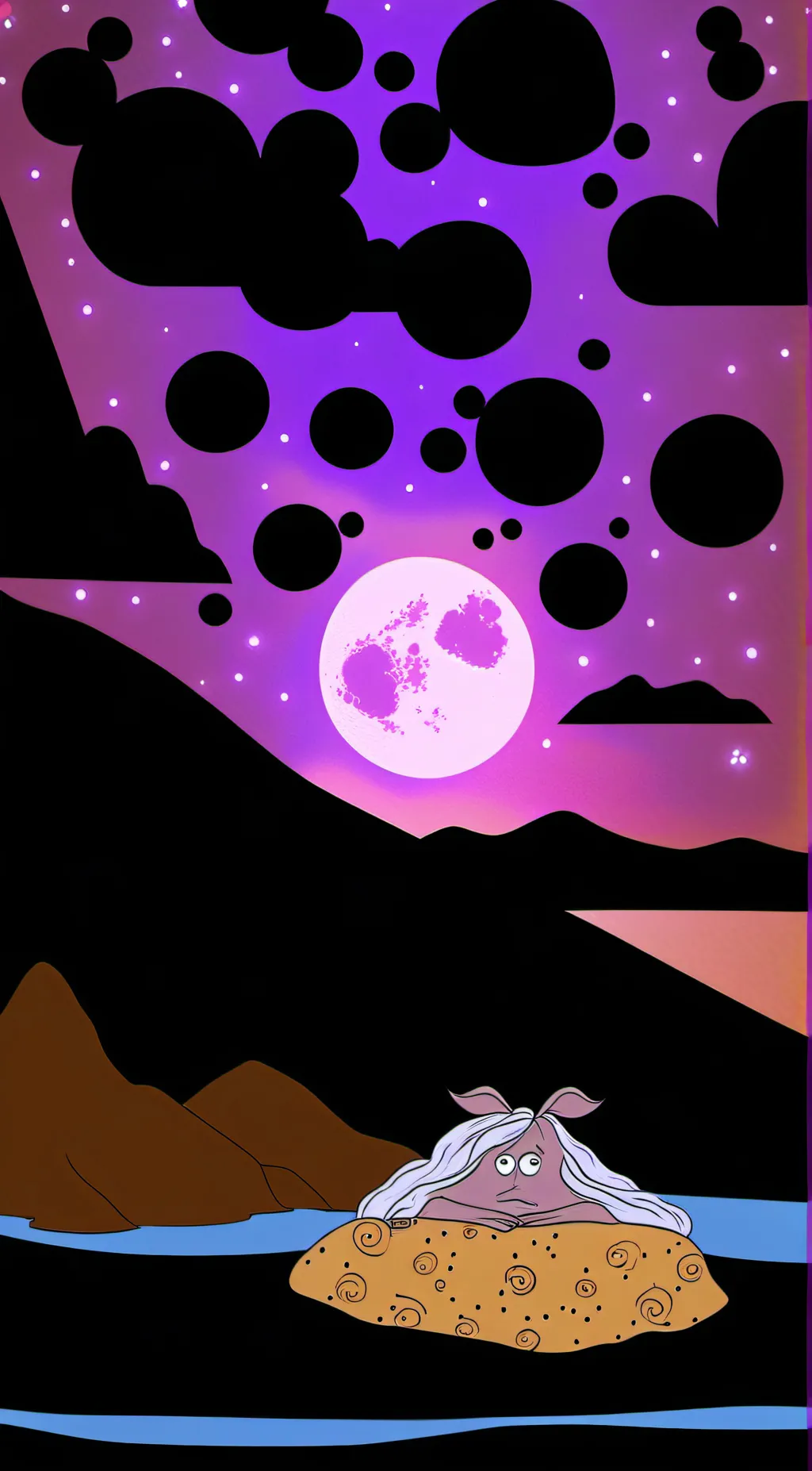 ai character: Nyla moon  background