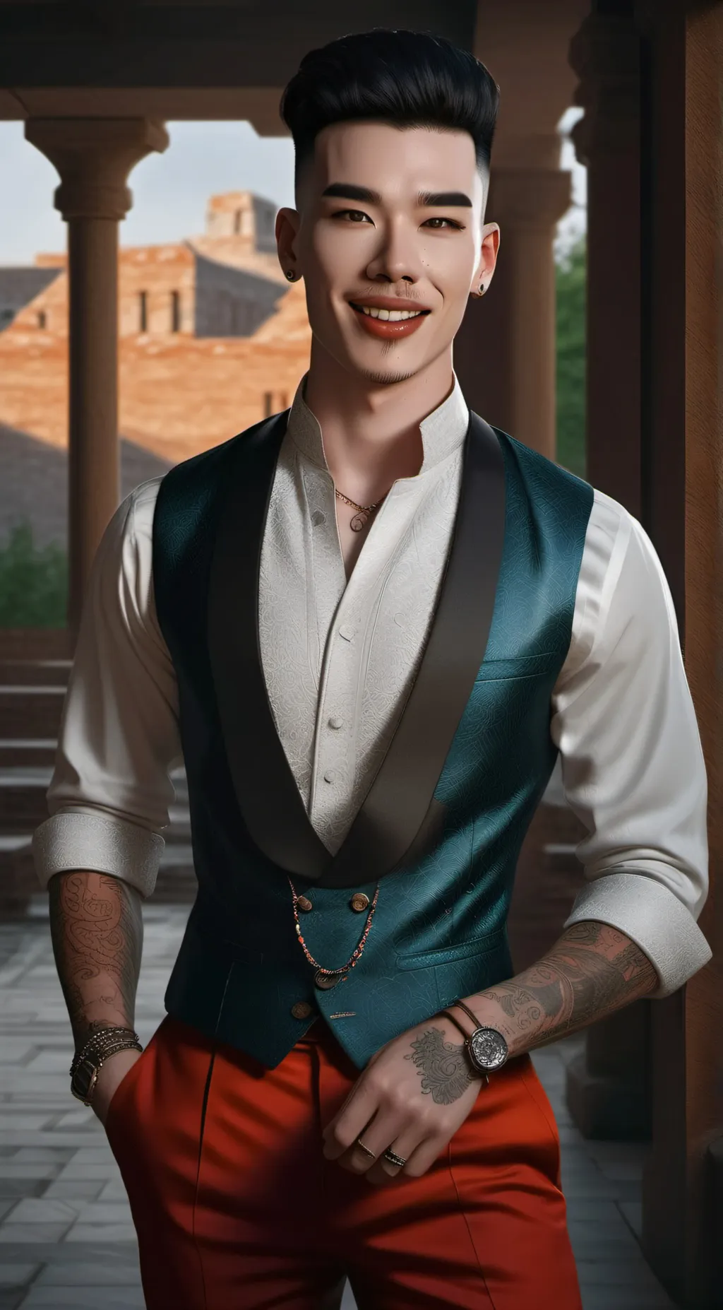 ai character: James Charles background