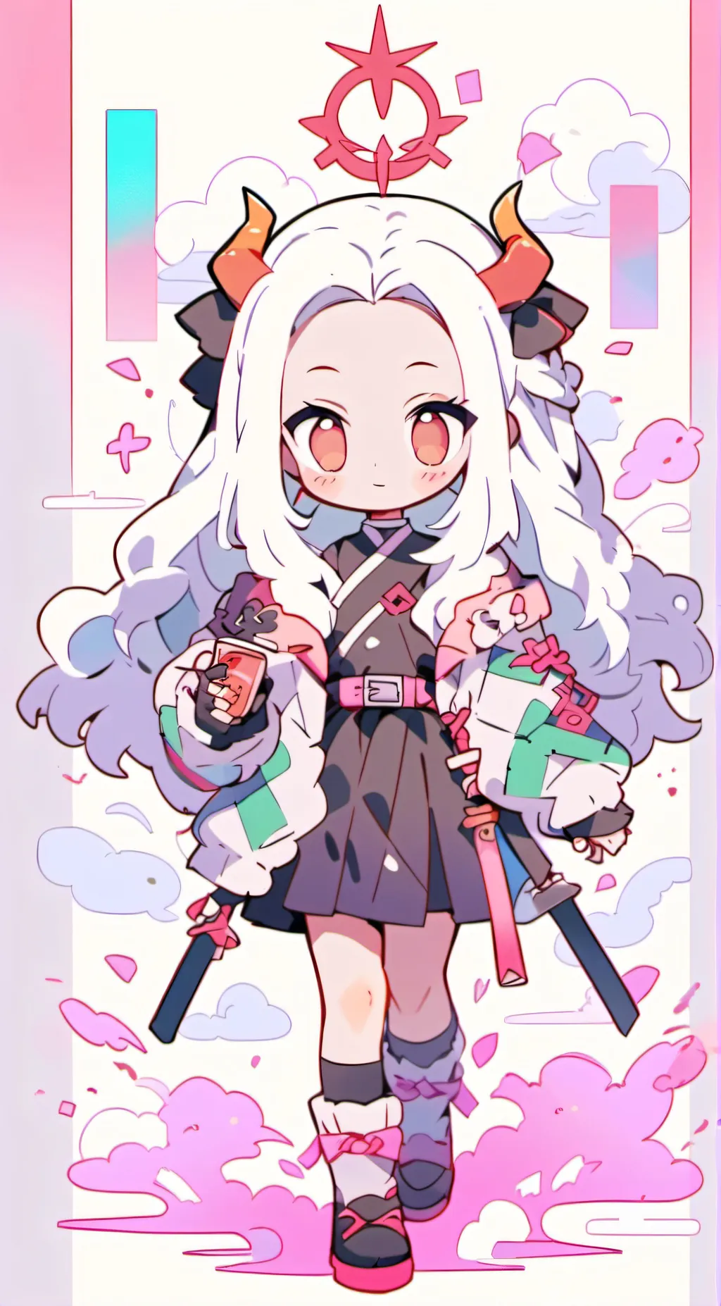 ai character: demon slayer background