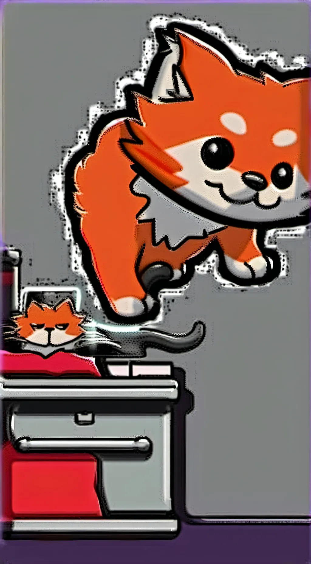 ai character: Catfeine background