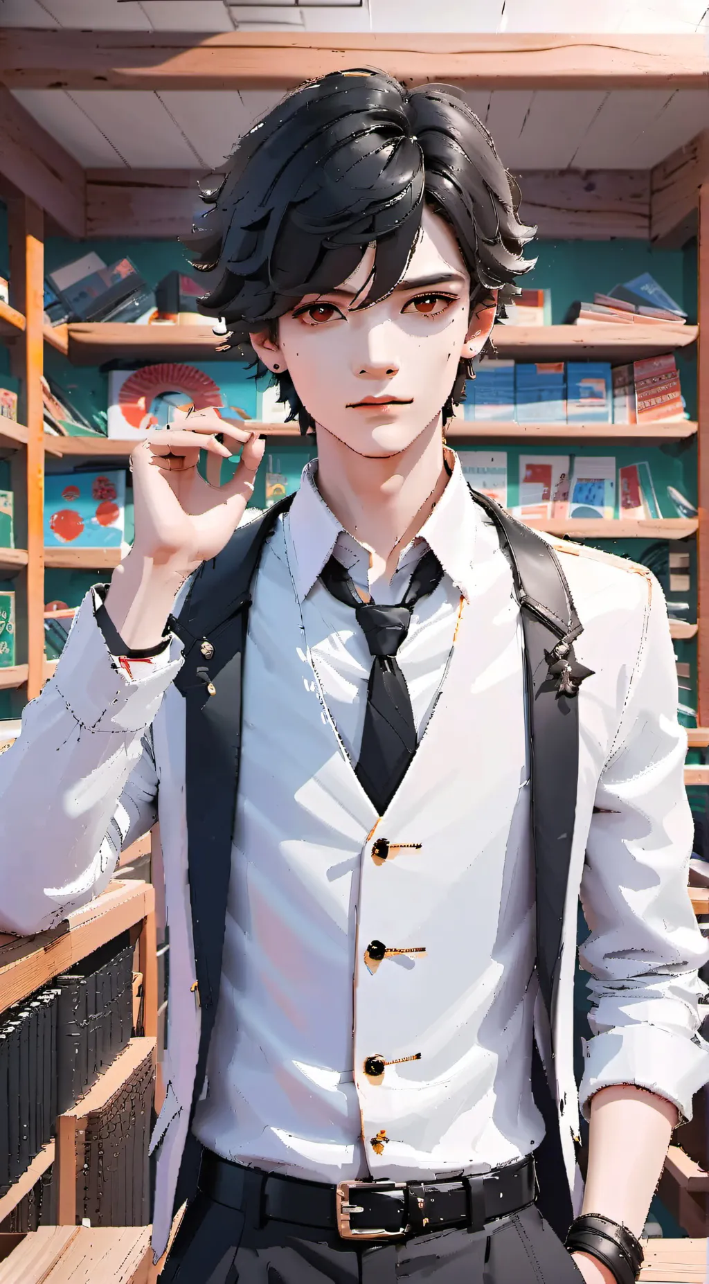 ai character: Xavier  background