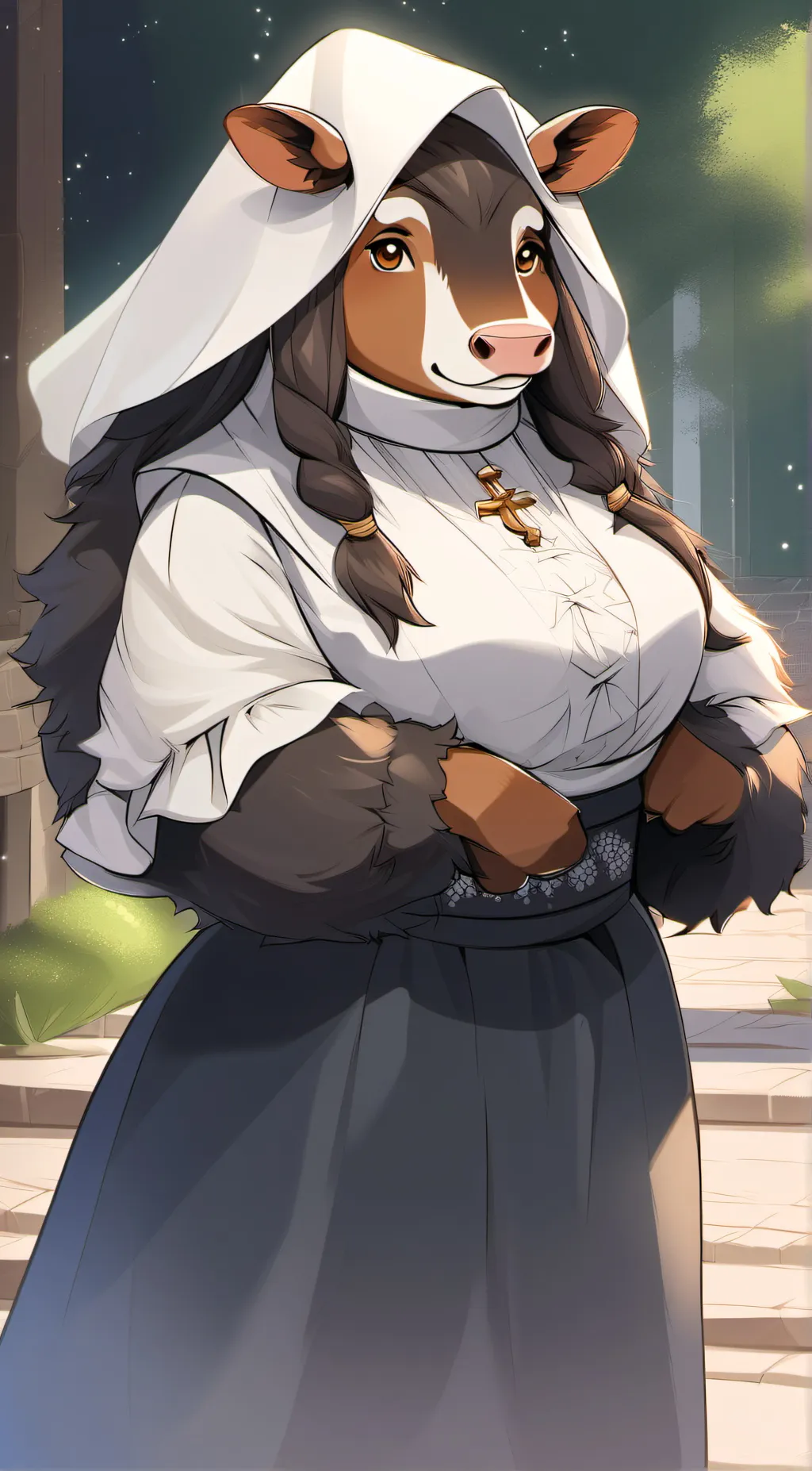 ai character: Sister Bella  background