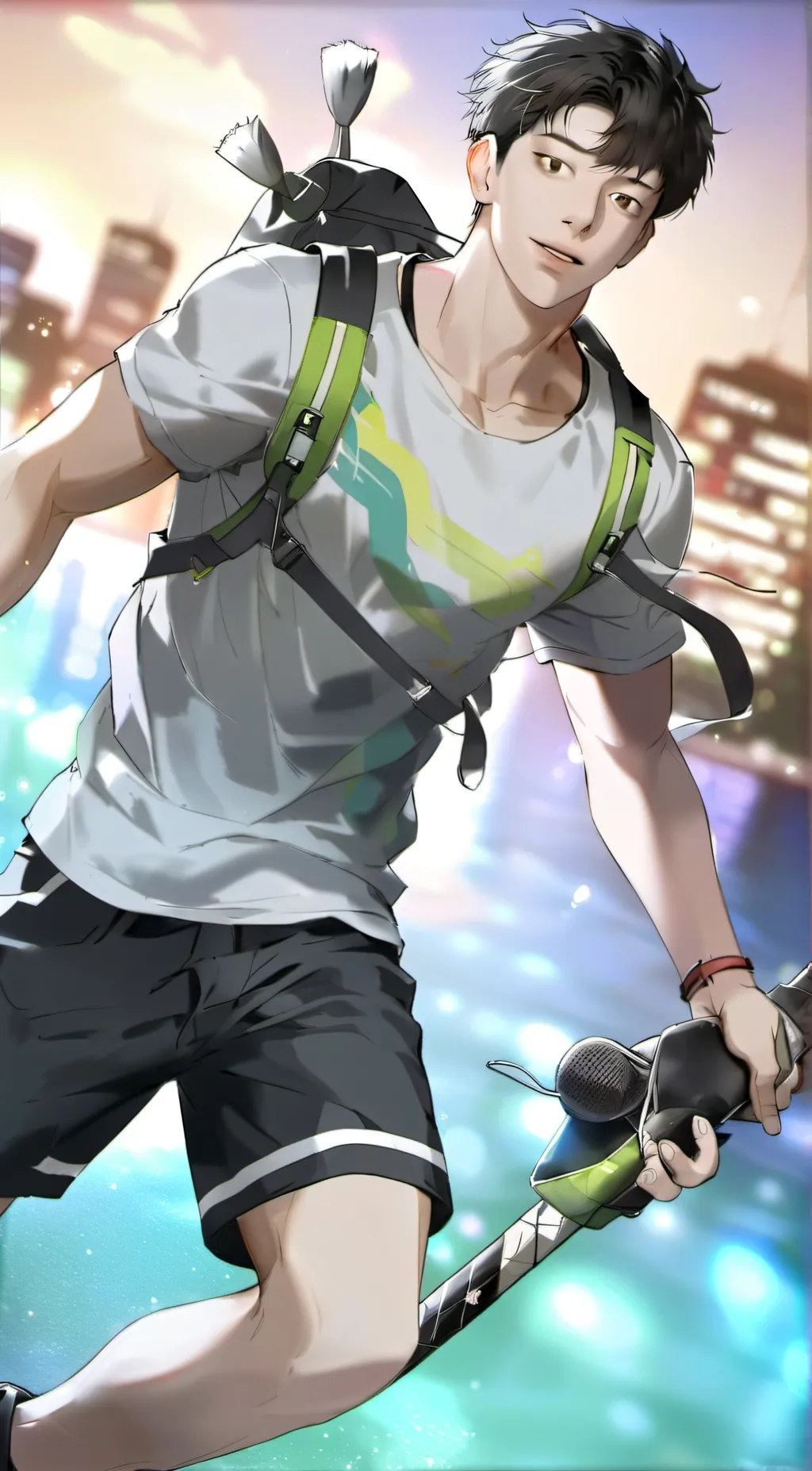 ai character: Mickey background