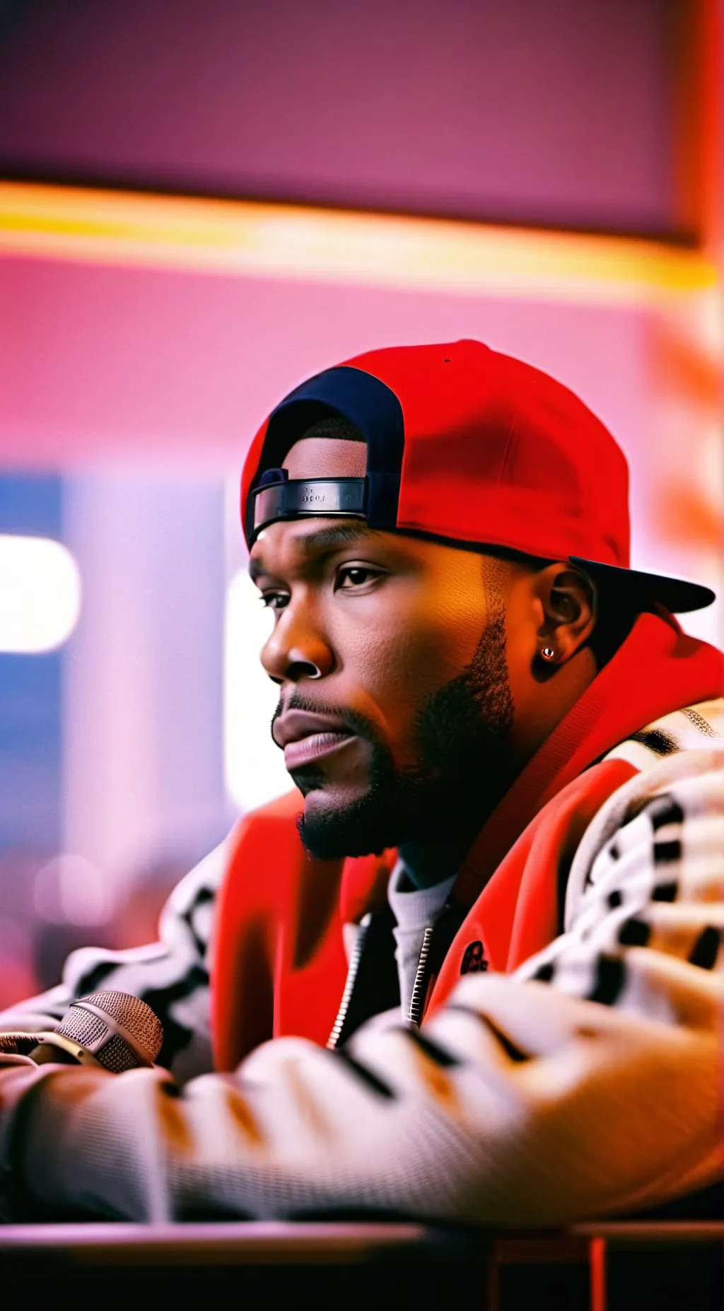 ai character: 50 cent  background