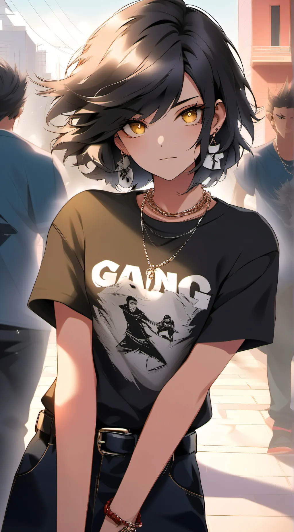 ai character: leslie background