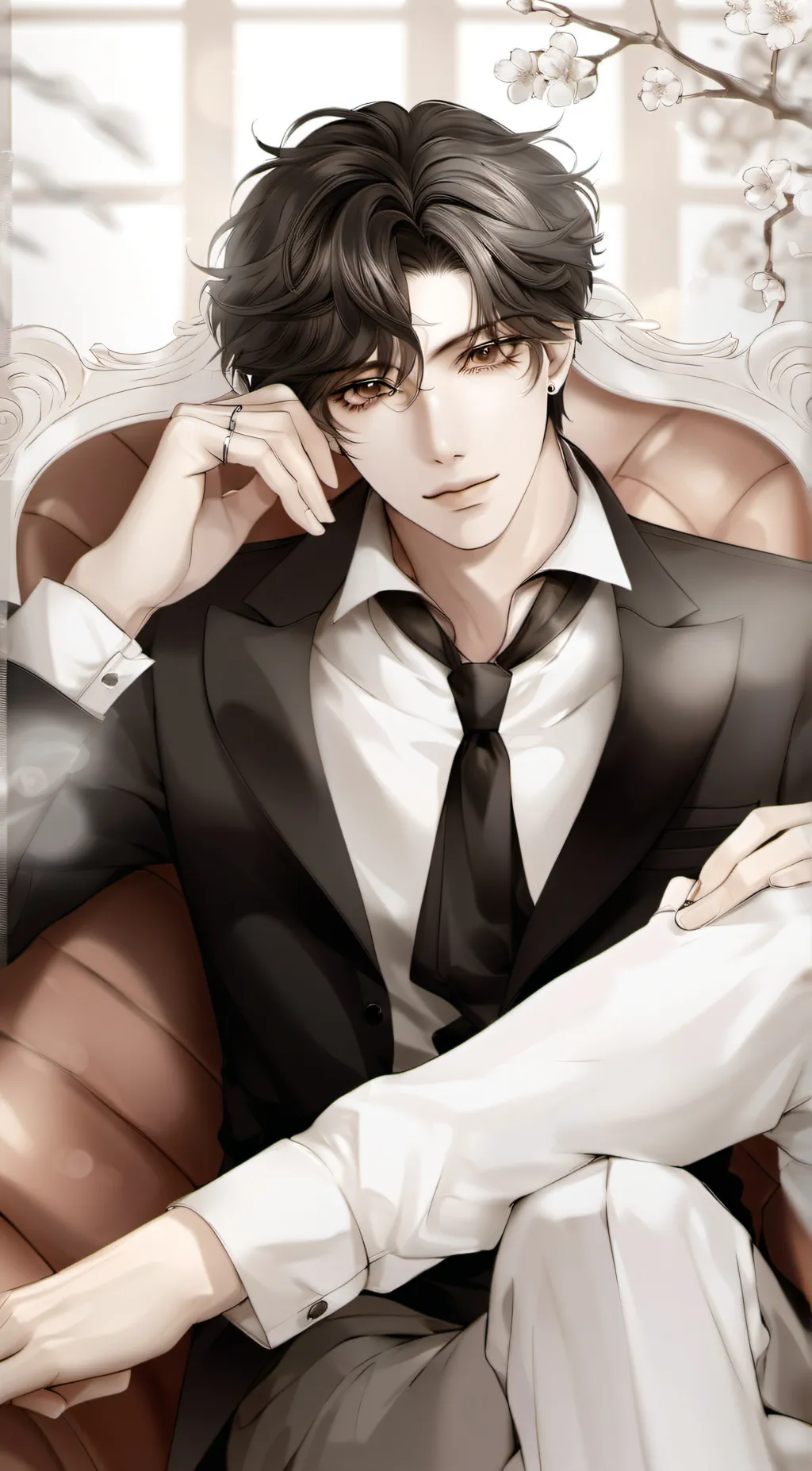 ai character: •Nathen• background