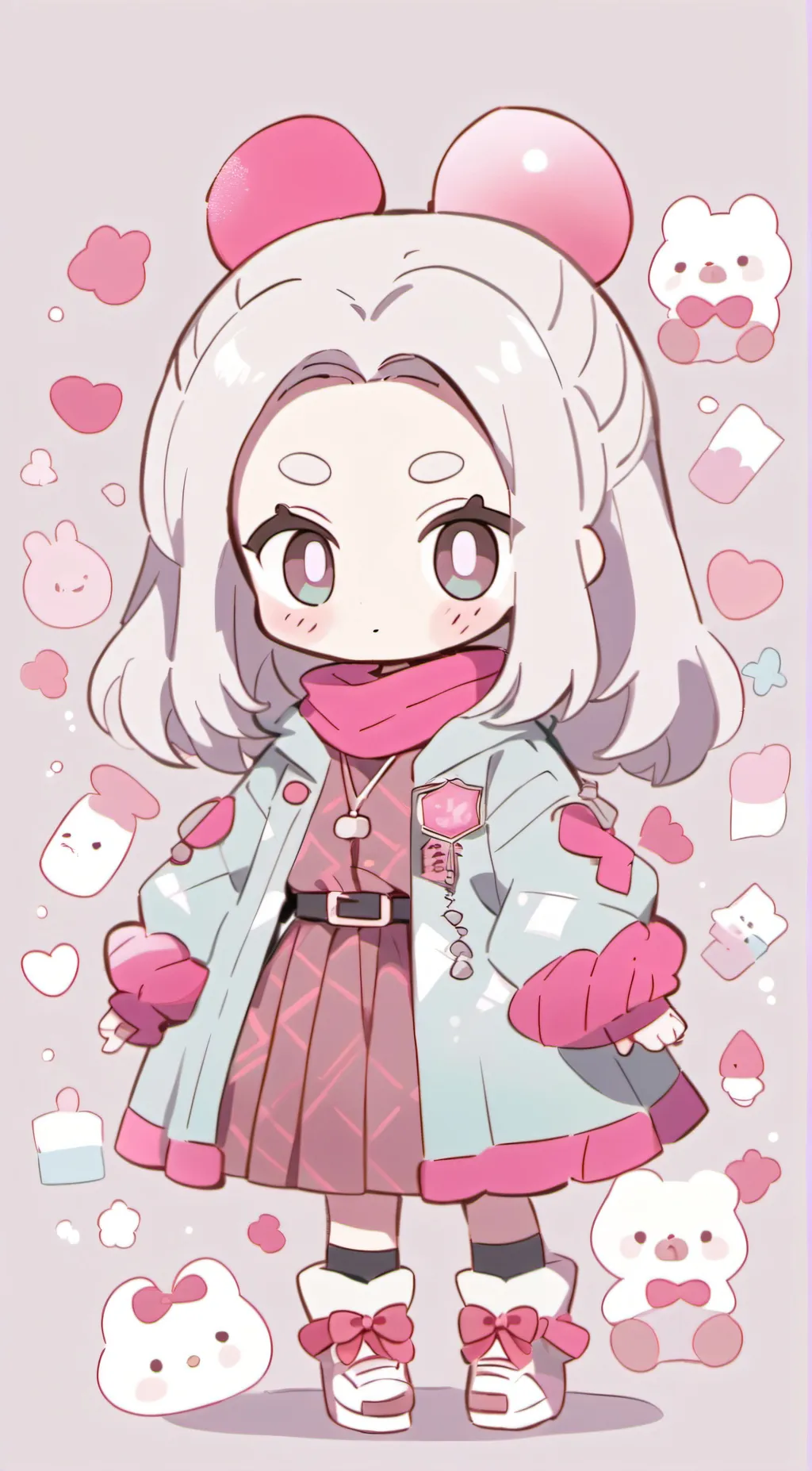 ai character: MHA camping trip  background