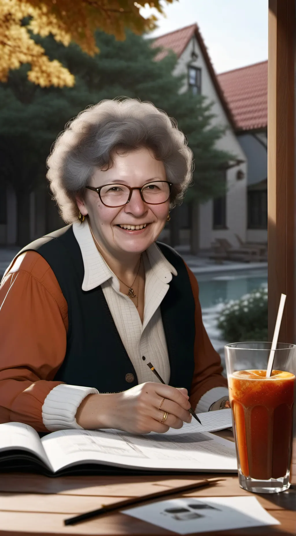 ai character: Joy background