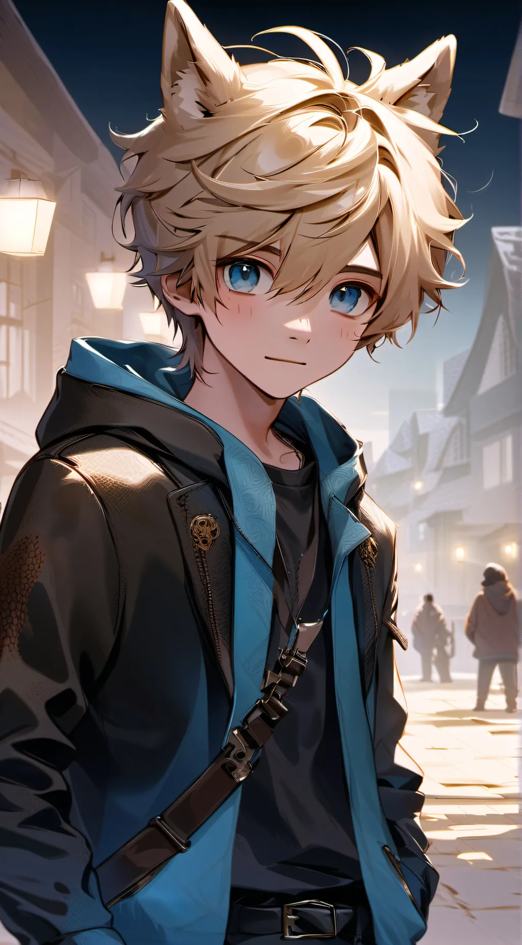 ai character: Hiccup  background