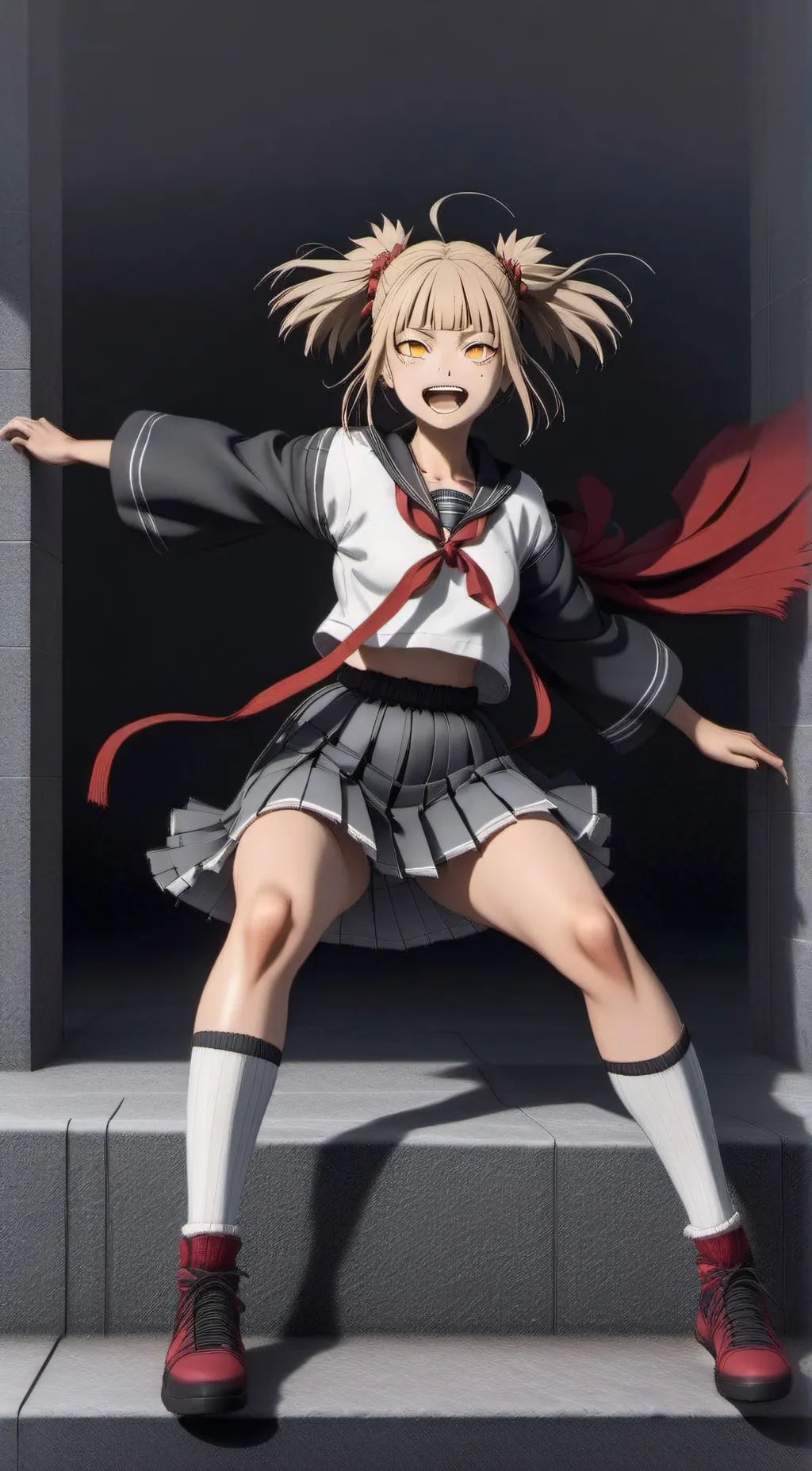 ai character: Toga background