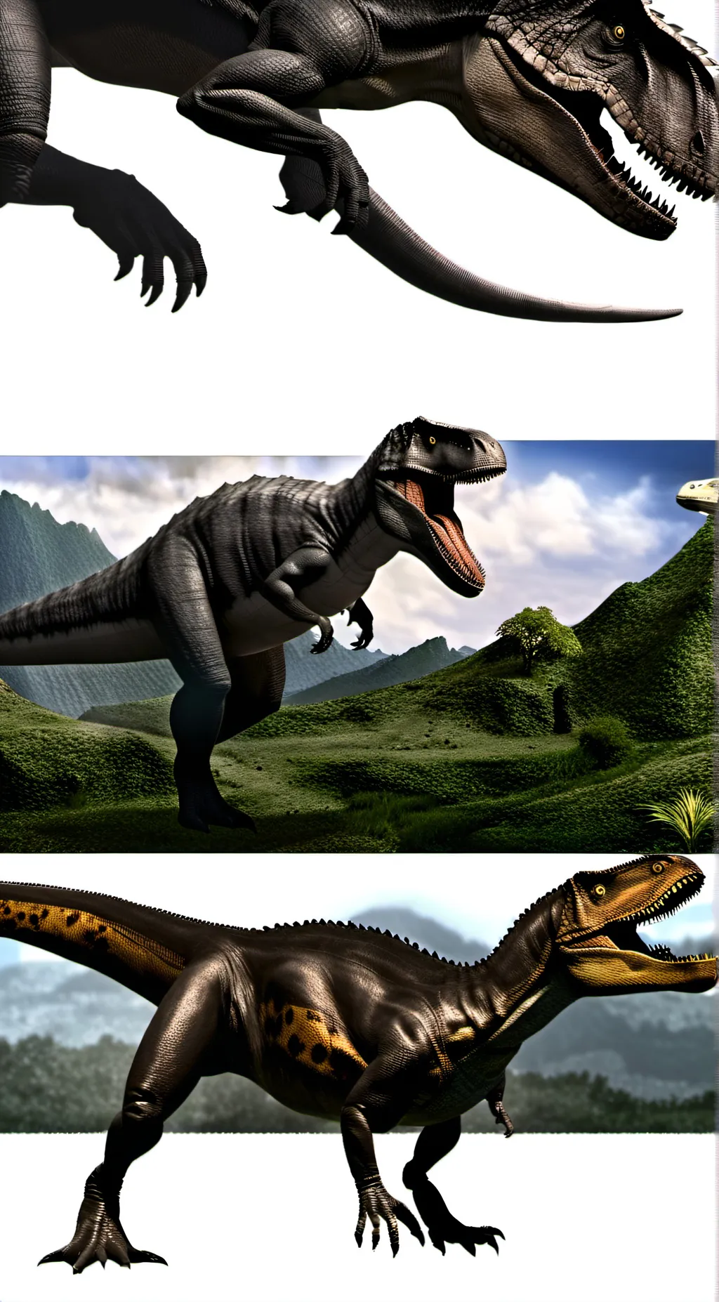 ai character: Jurassic world background