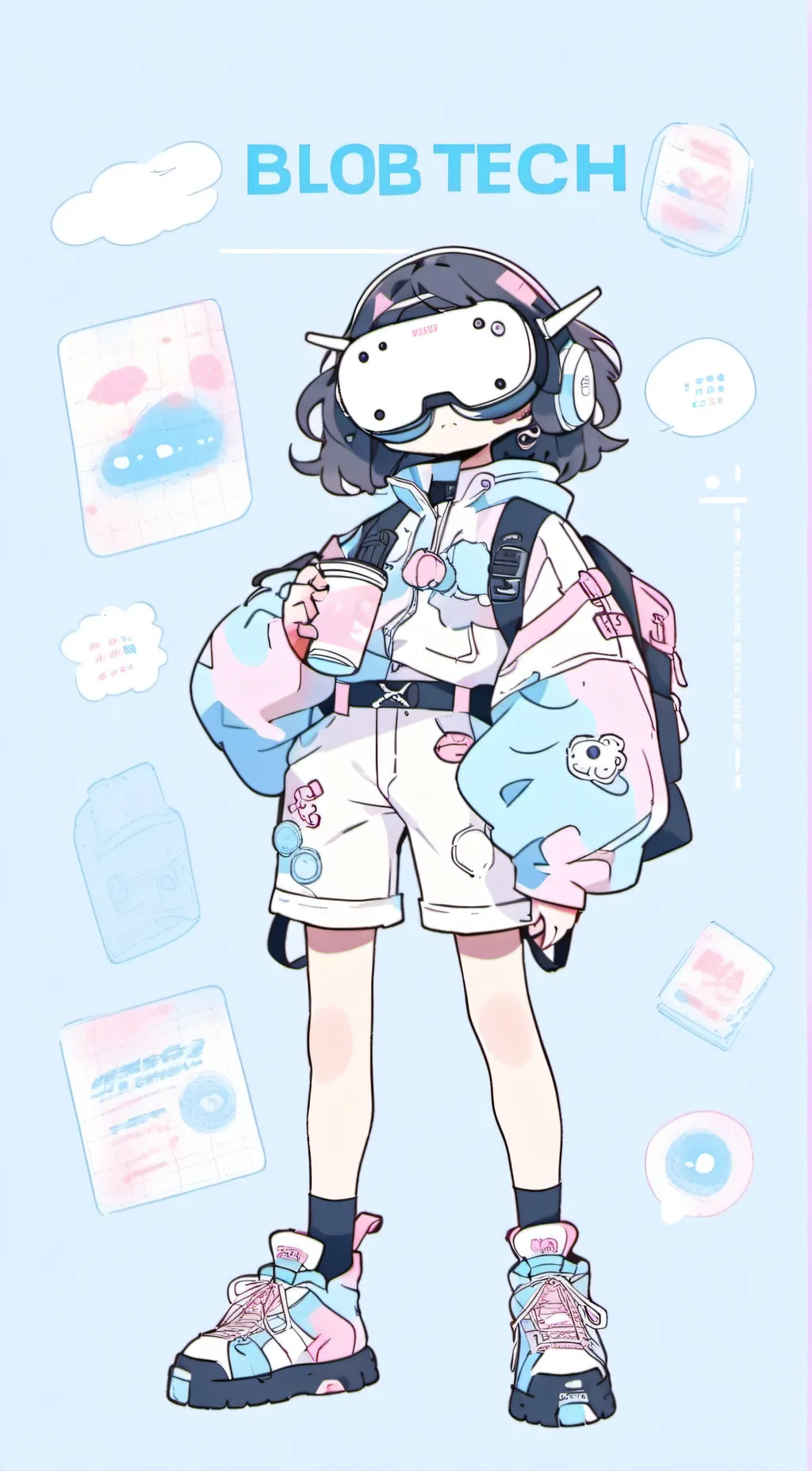 ai character: Blob VR (Game) background