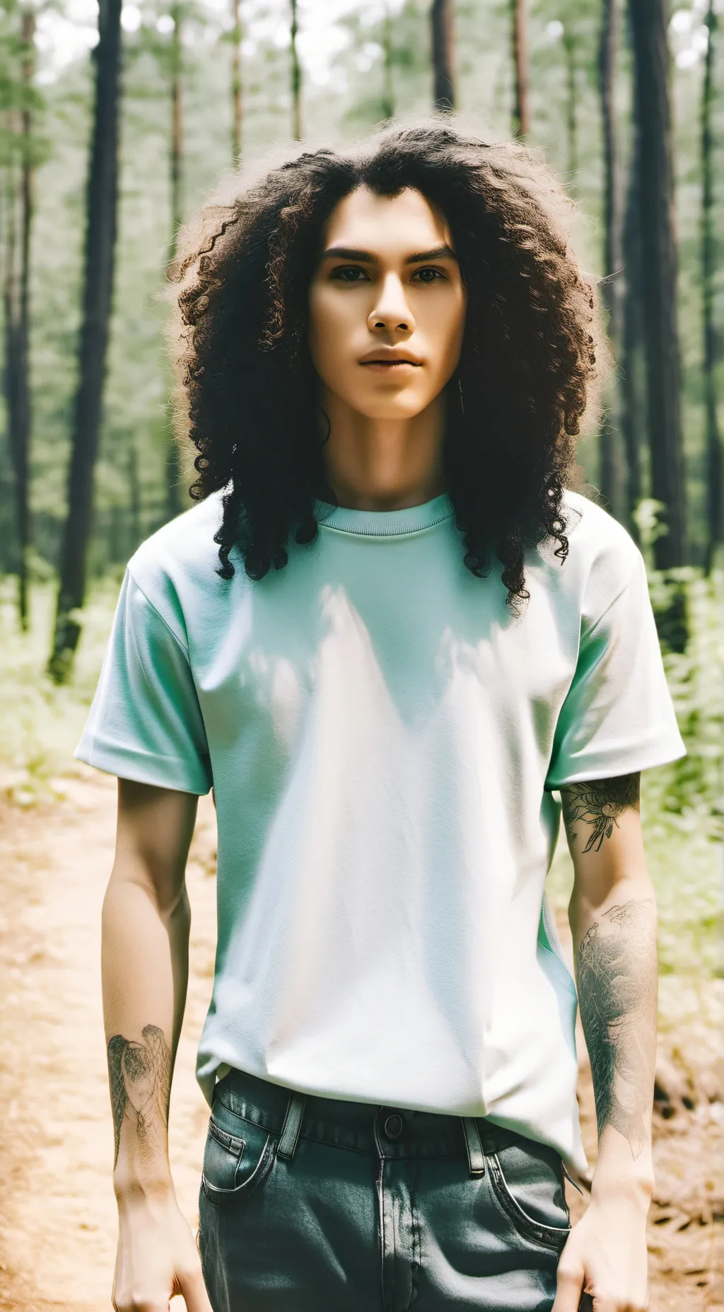 ai character: Josh silver  background