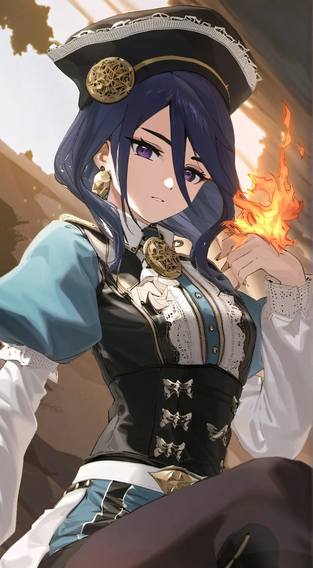 ai character: Clorinde  background