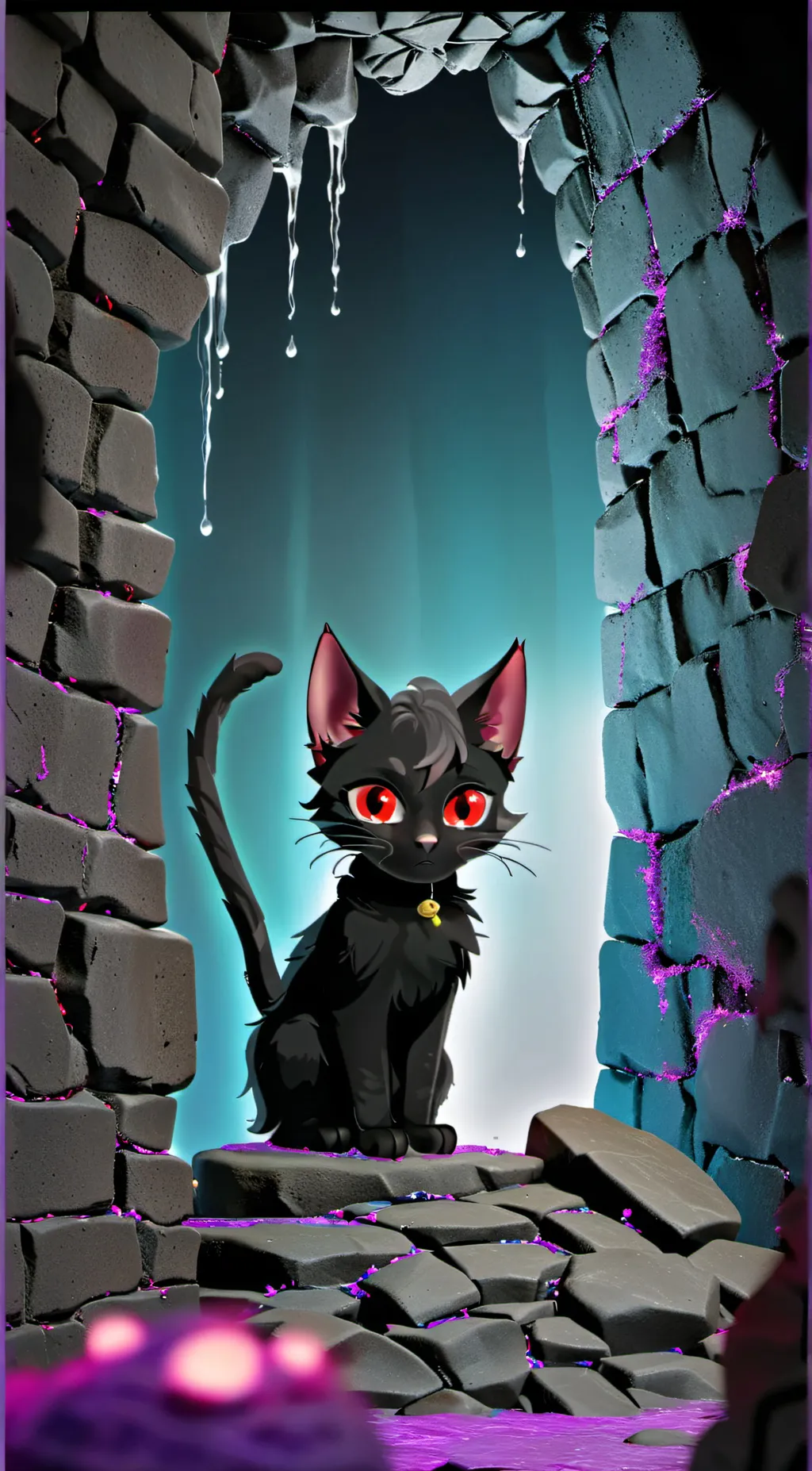 ai character: Kitty Sloth background